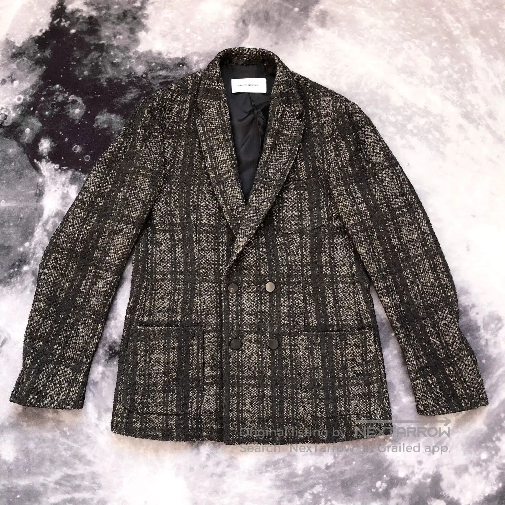 Grifoni Mauro Grifoni Plaid Men's Suit Jacket. Size US M / EU 48-50 / 2 - 1 Thumbnail