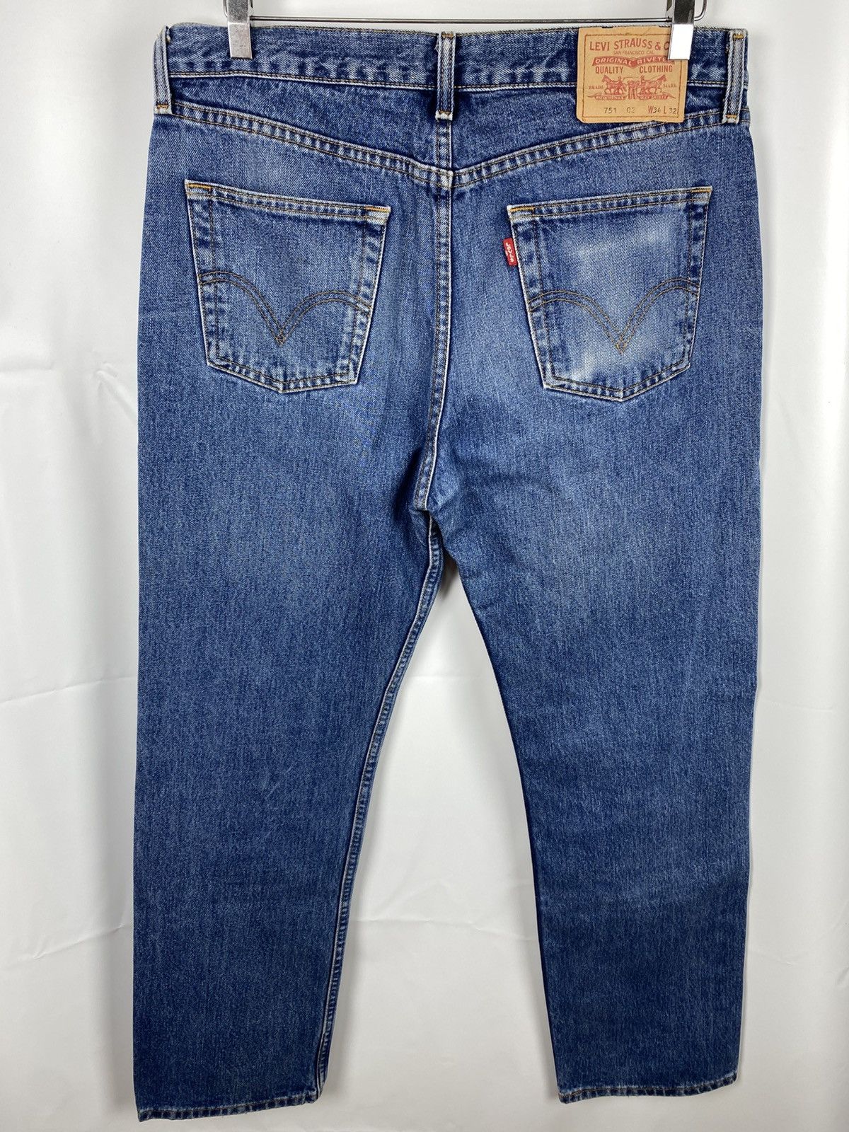 Levi's Levis Vintage Jeans 00s 751 Men size 34 x 32 Size US 34 / EU 50 - 4 Thumbnail