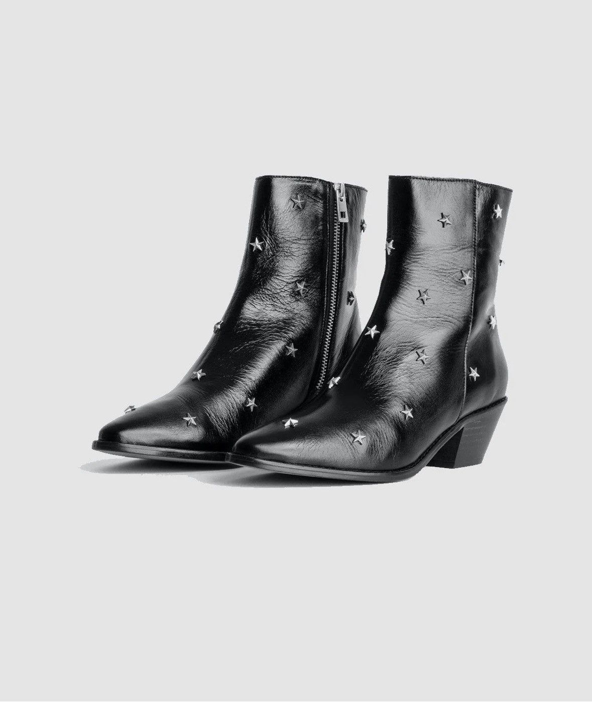 Zadig & Voltaire Zadig & Voltaire tyler pointed tor star studded ankle boots Size US 9 / IT 39 - 3 Thumbnail