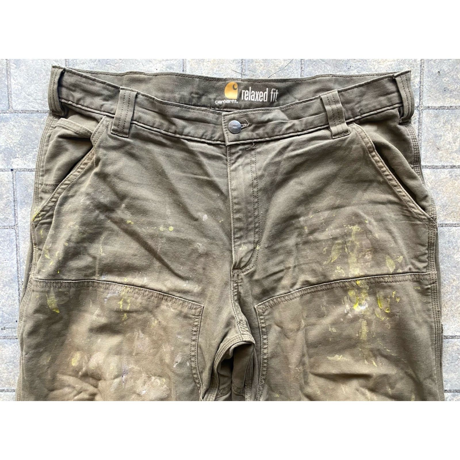 Carhartt Carhartt Pants Men 36x34 Double Knee 102802 217 Flaws Wear Size US 36 / EU 52 - 5 Thumbnail