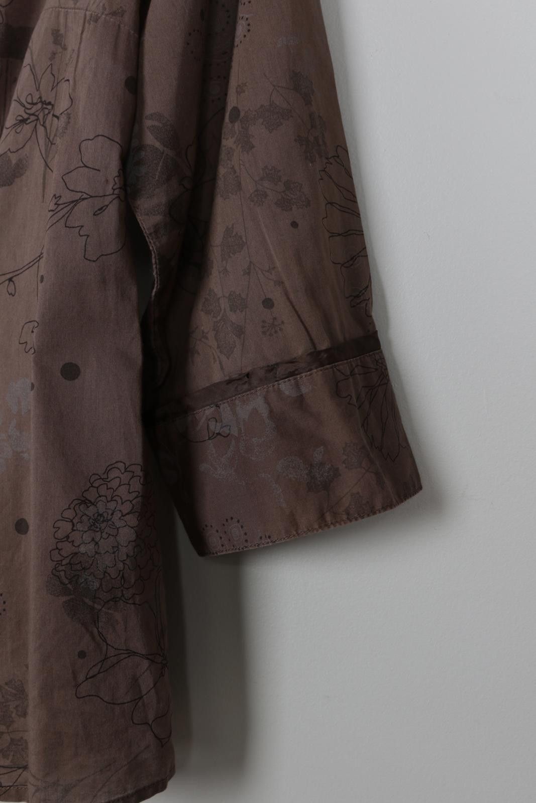 Coldwater Creek 00's Reitmans Floral Long Sleeve Button-Up Size L / US 10 / IT 46 - 4 Thumbnail
