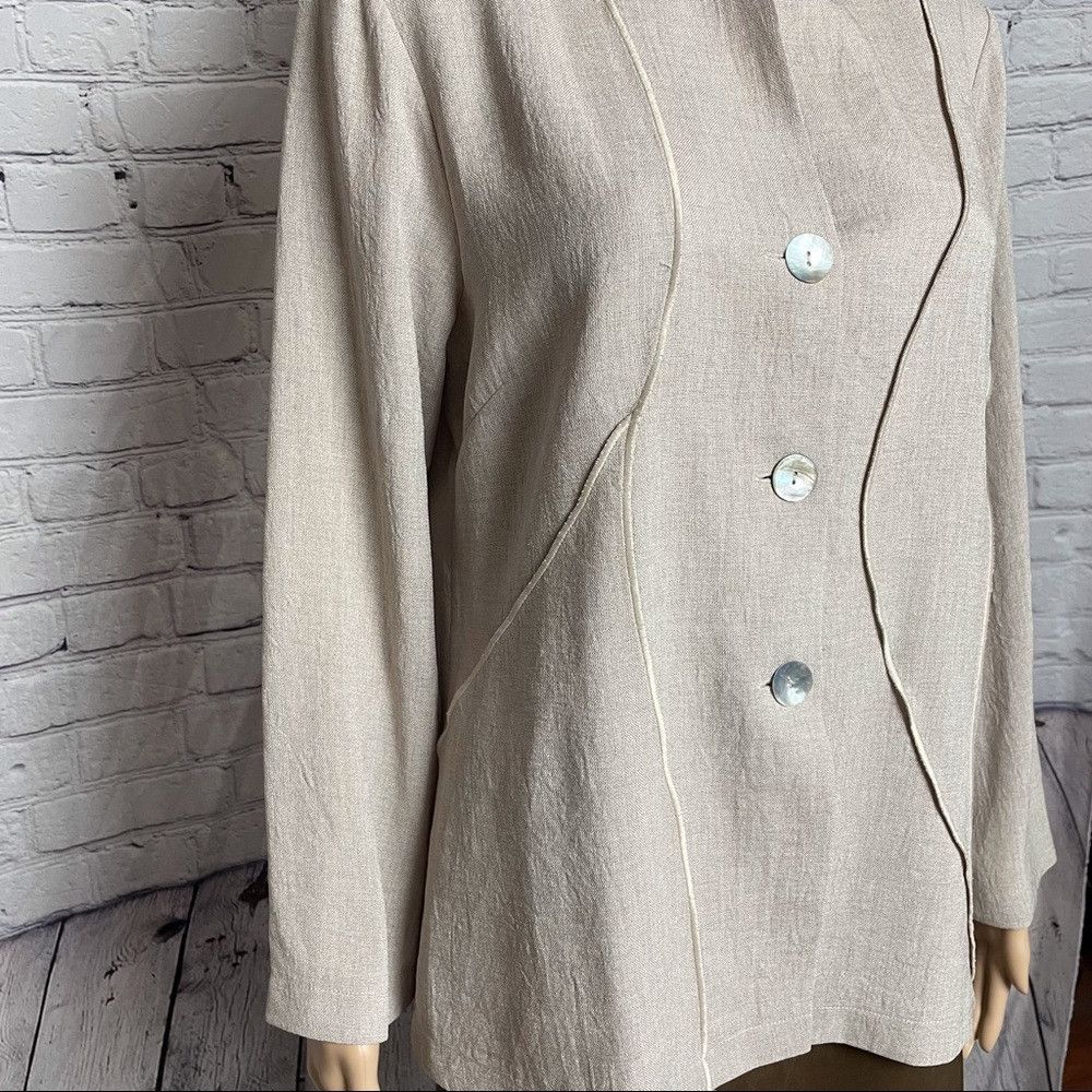 Other New EMMELLE Beige Long Sleeve Jacket Size S Size S / US 4 / IT 40 - 4 Thumbnail