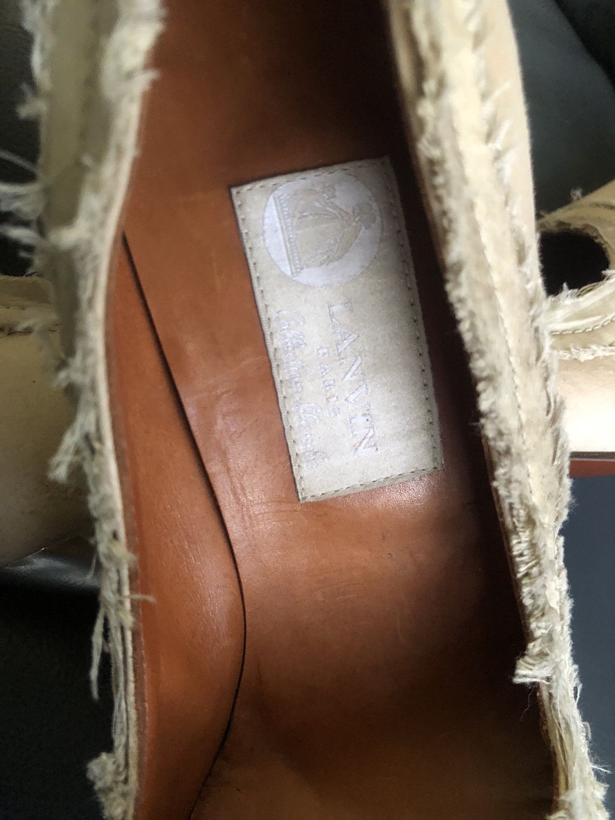 Lanvin Lanvin Beige Women’s Heels Size 38.5 Size US 7.5 / IT 37.5 - 11 Thumbnail