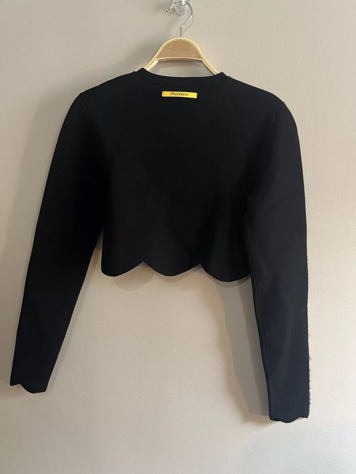 JW Anderson JW Anderson Scalloped Hem Cropped Fitted Sweater Size L / US 10 / IT 46 - 4 Thumbnail