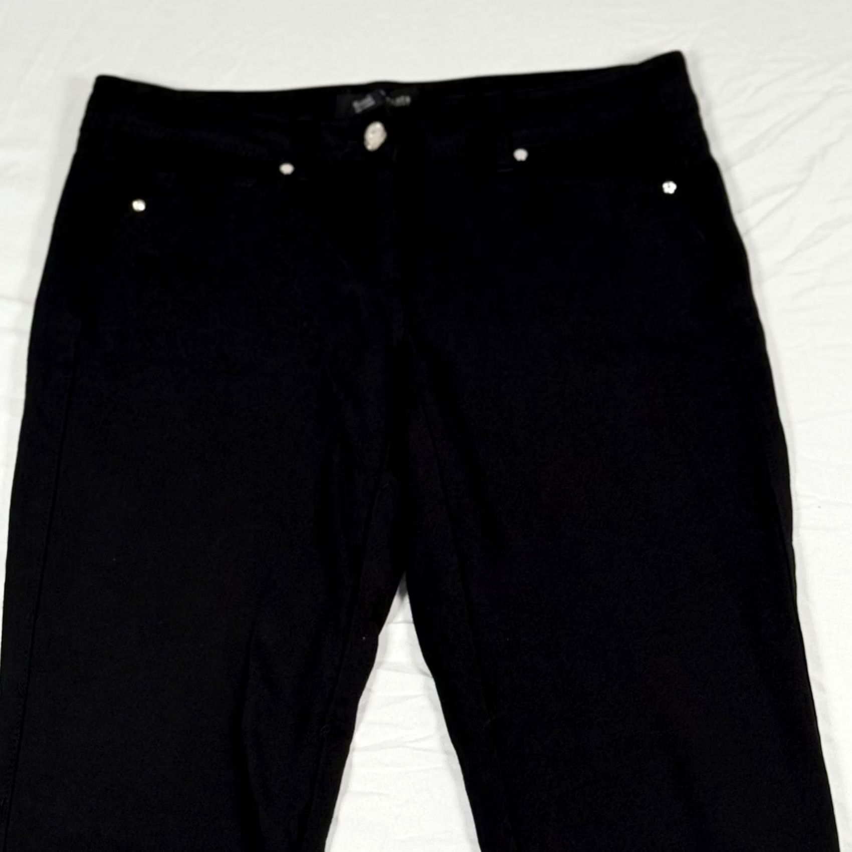White House Black Market WHBM Pant 00 Slim Leg Stretch Minimalist Office Corpcore Y2K Career Retro Chic Womens Pants Size 24" / US 00 / IT 34 - 3 Thumbnail