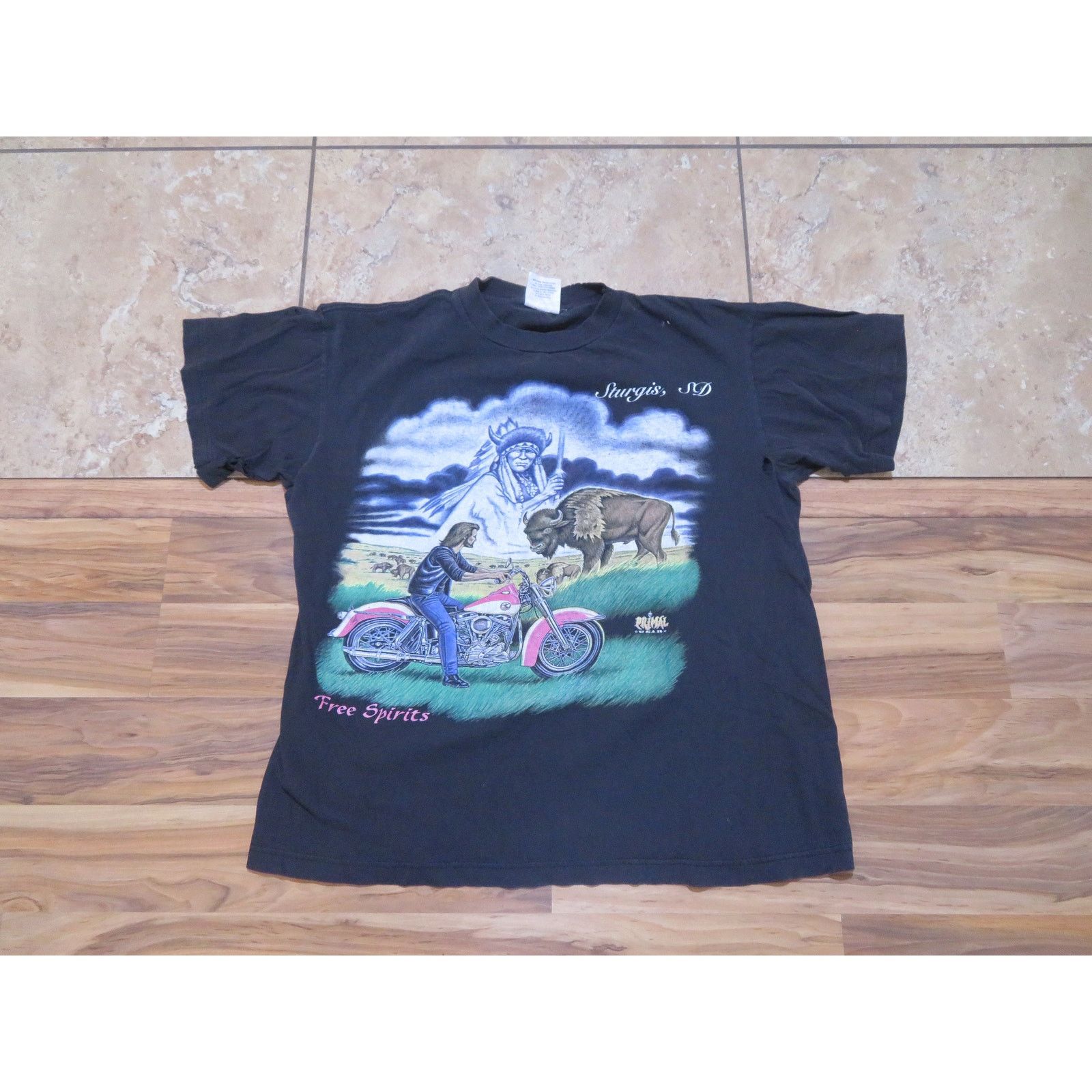 Other Vintage Sturgis 1996 Free Spirits Motorcycle Bison Sz L Size US L / EU 52-54 / 3 - 1 Thumbnail
