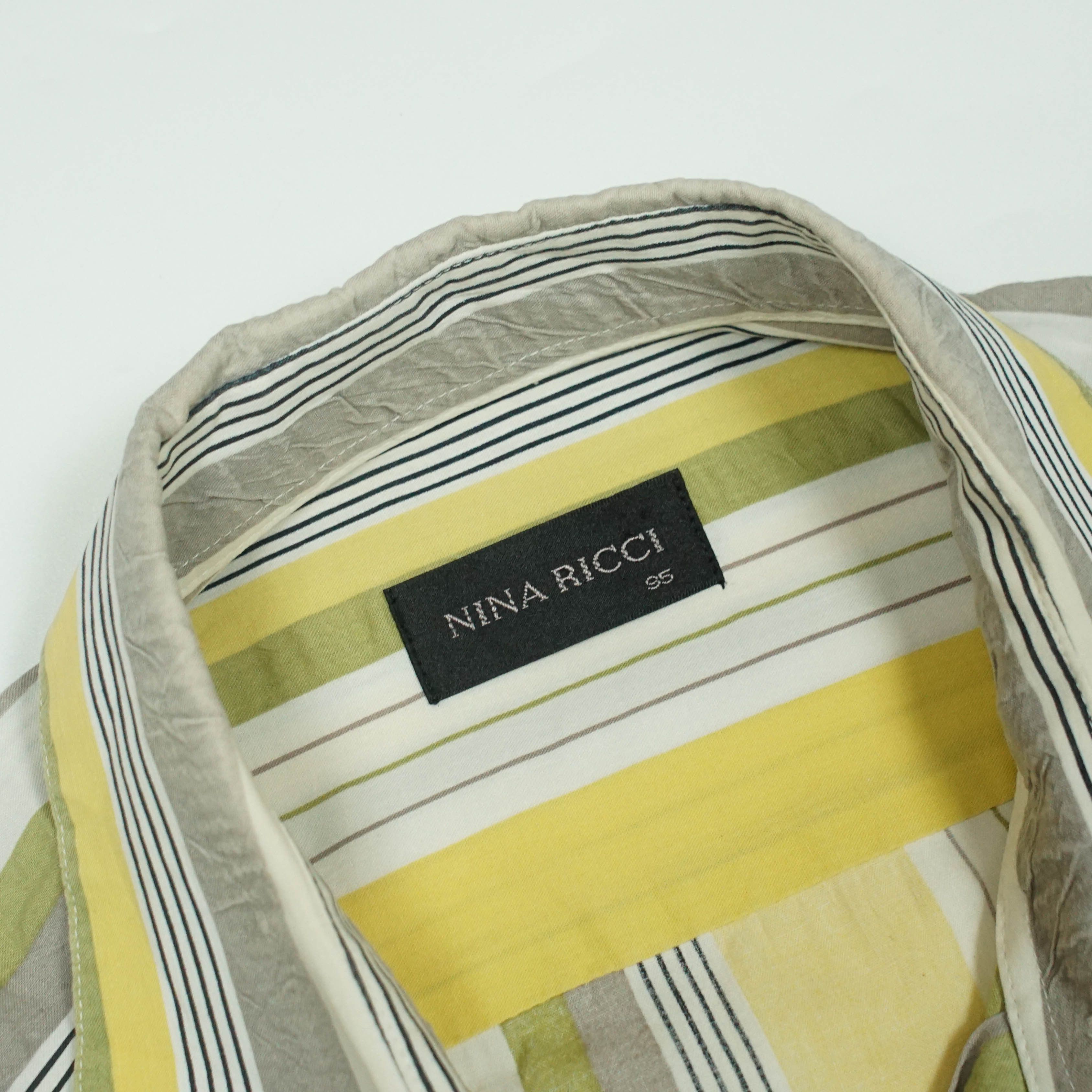 Other *NoTariff Nina Ricci Stripe SS Shirt Size US L / EU 52-54 / 3 - 3 Thumbnail