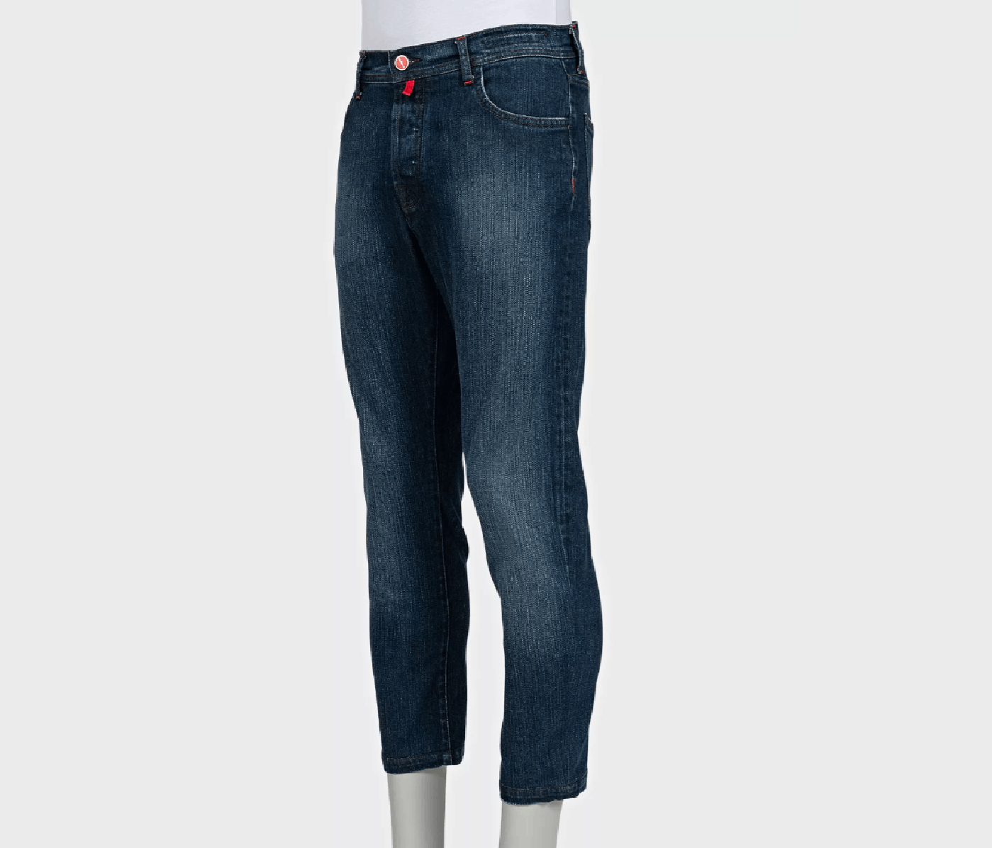 Kiton Kiton men’s blue jeans with signature buttons Size US 33 - 2 Thumbnail