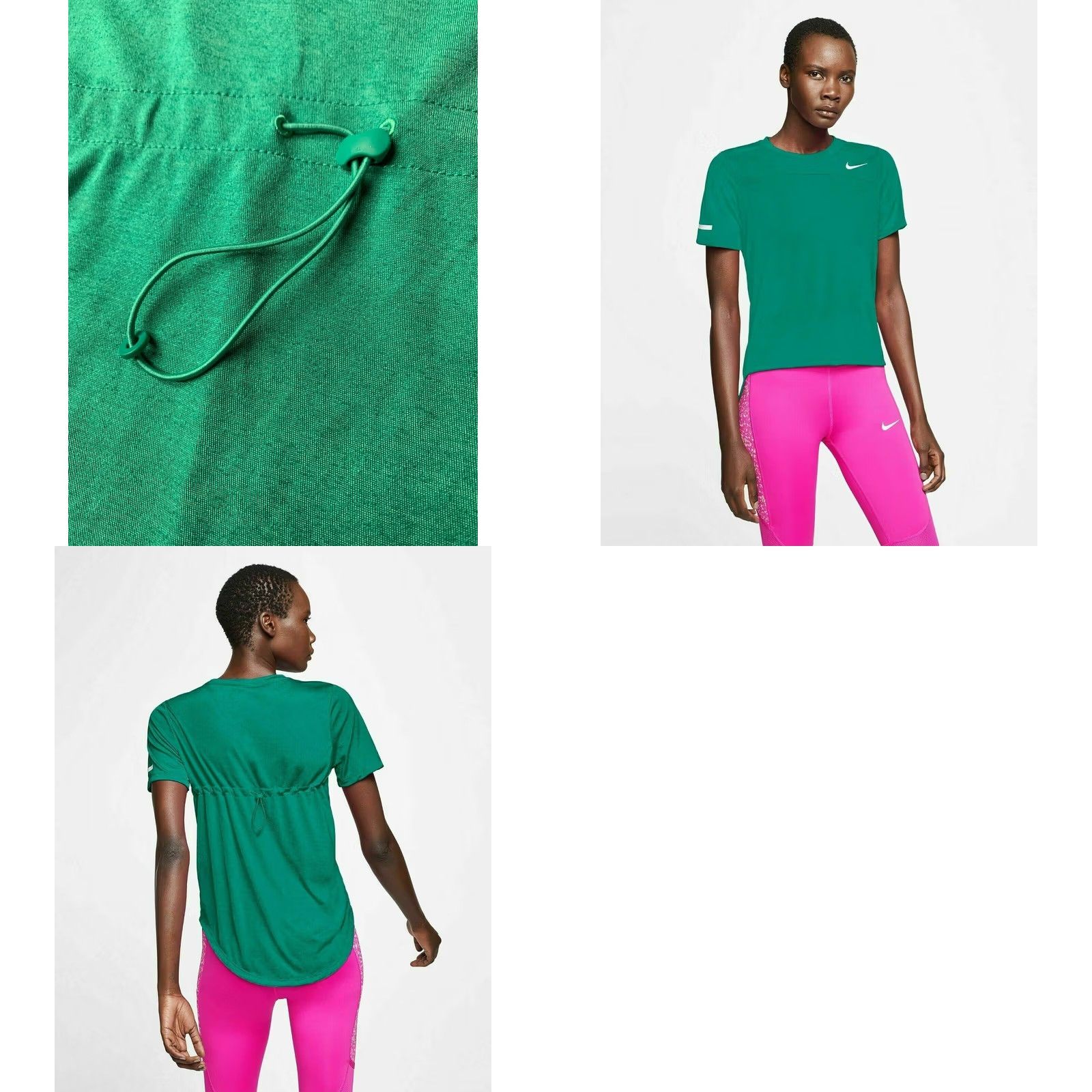 Nike NIKE RUN RUNNING 2020 WOMEN TRAINING SHIRT JERSEY TEE ORIGINAL SIZE M MEDIUM GREEN RUNNING Training Shirt Womens 2020 Nike Dri-FIT Size M / US 6-8 / IT 42-44 - 9 Thumbnail