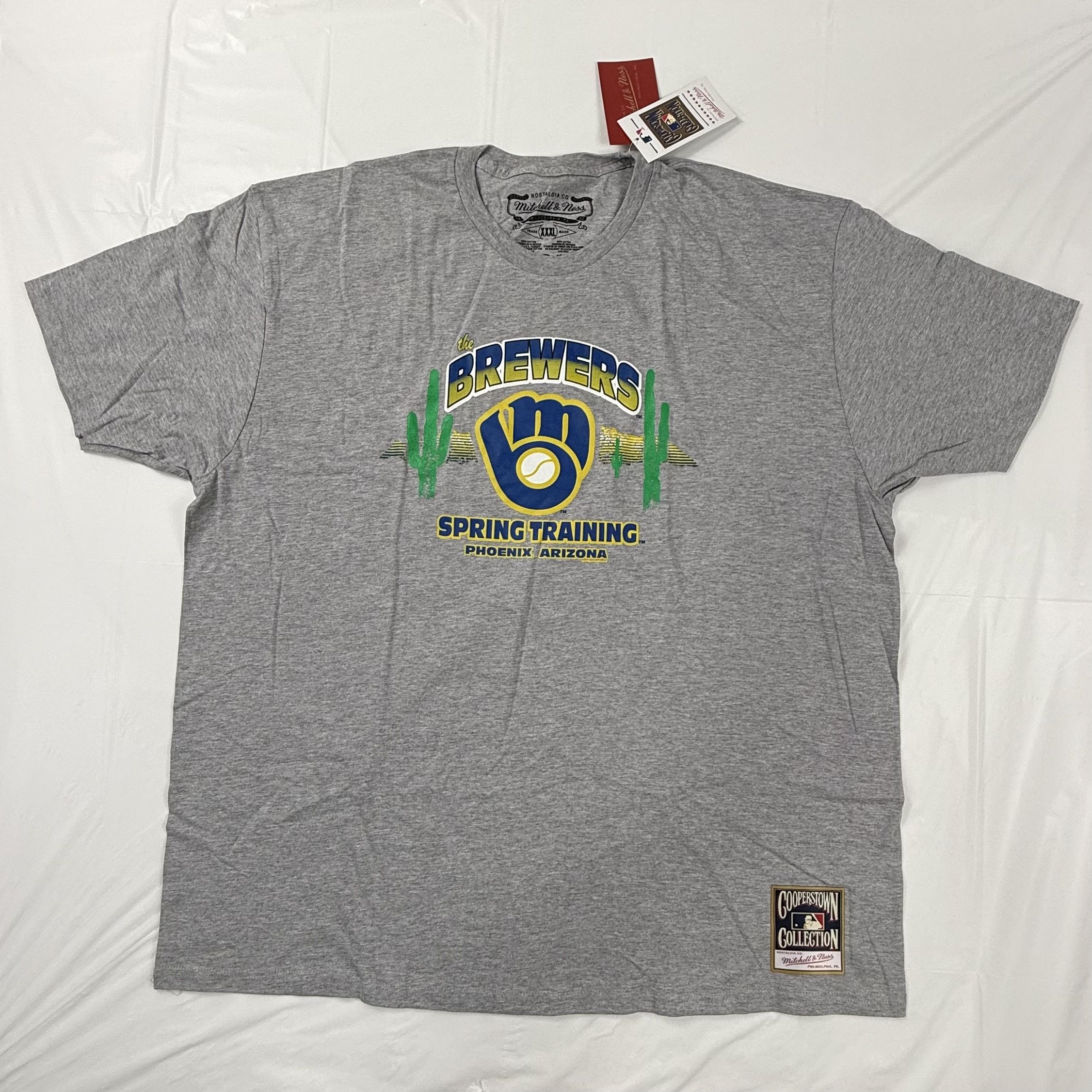 Mitchell & Ness Mitchell & Ness Milwaukee Brewers Phoenix Arizona Tee 3XL Size US XXL / EU 58 / 5 - 1 Thumbnail