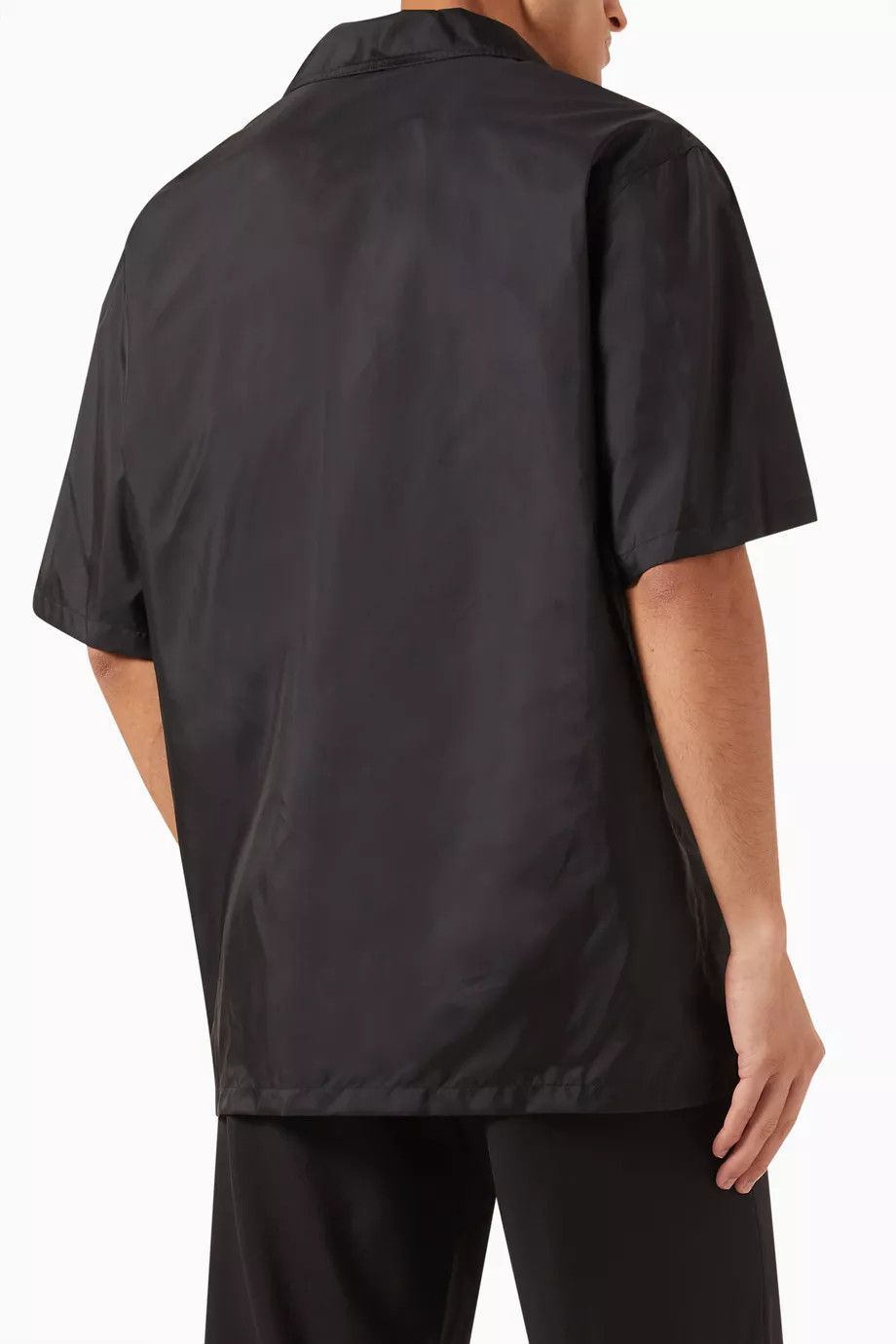 Valentino o1y0525 Solid Color Shirt in Black Size US S / EU 44-46 / 1 - 3 Thumbnail