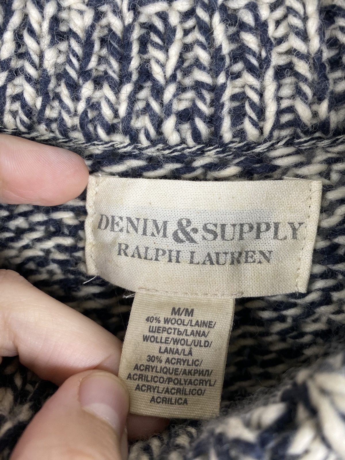 Denim & Supply Ralph Lauren Denim & Supply Ralph Lauren Wool Knit Sweater Vintage size M Size US M / EU 48-50 / 2 - 4 Thumbnail