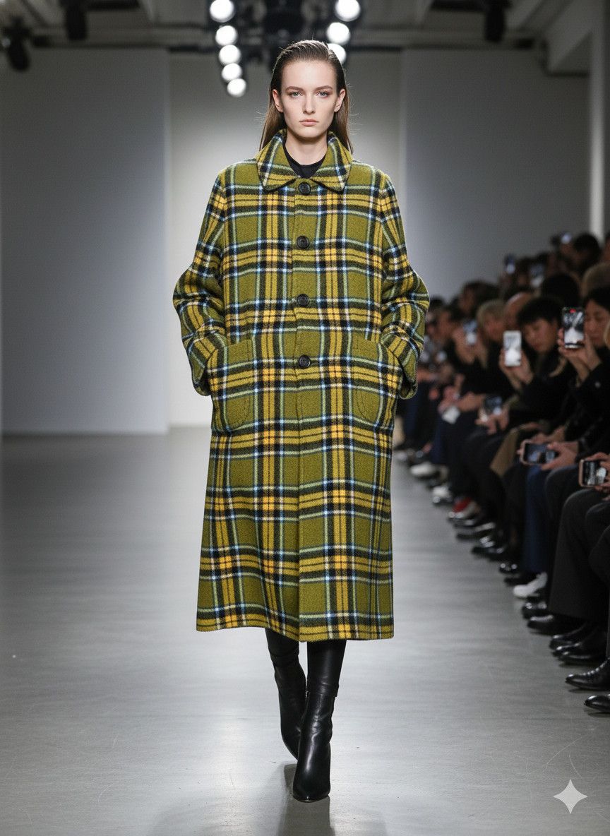 Comme des Garcons Comme des Garçons Women Long Wool Coat - AvantGarde Elegance Size S / US 4 / IT 40 - 1 Thumbnail