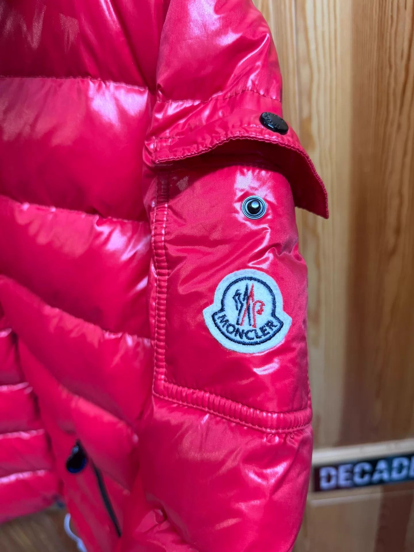 Moncler Moncler Bady Rare Red Goose Down Jacket Size 1 Size S / US 4 / IT 40 - 3 Thumbnail