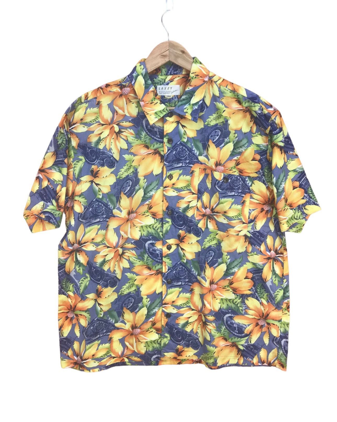 Hysteric Glamour Vintage Japan Hawaiian Laxzy Flowers Baroque Shirt Size US L / EU 52-54 / 3 - 1 Thumbnail