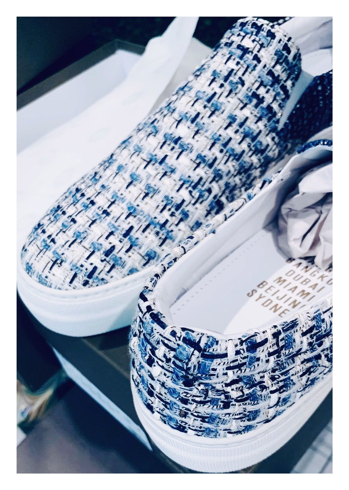 Greats New Greats Wooster x Lardini Slip-On Sneaker White/Blue Sz13 Size US 13 / EU 46 - 3 Thumbnail