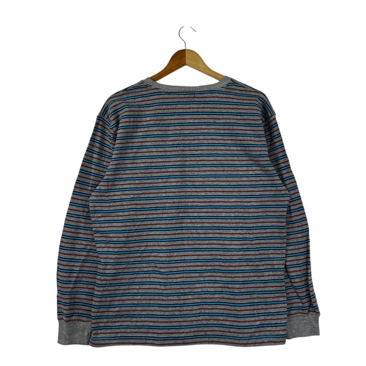 Kansai Yamamoto Vintage Kansai Yamamoto Striped Long Sleeve Tee 90s Japan Size US L / EU 52-54 / 3 - 4 Thumbnail