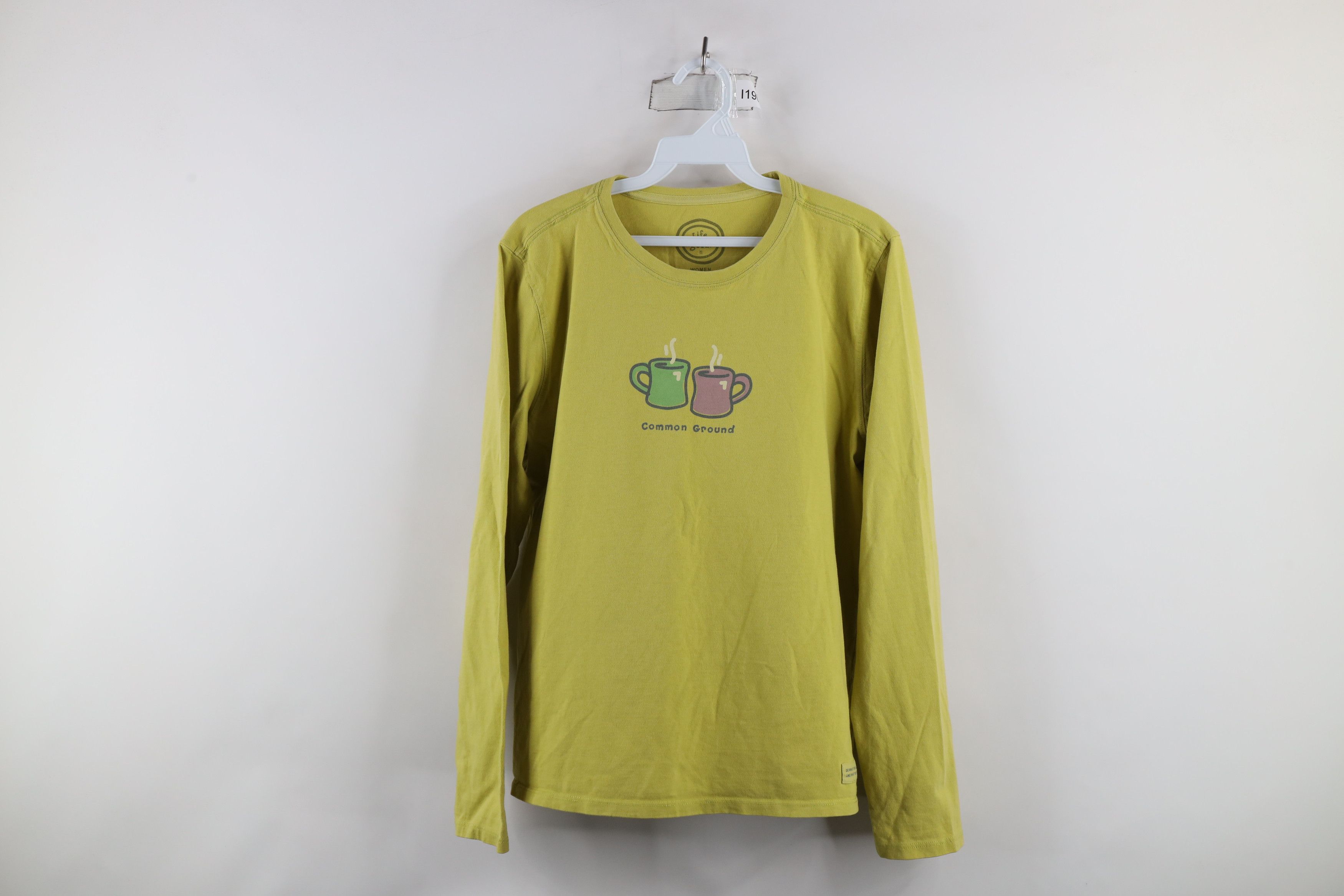 Life is Good × Vintage Vintage Life Is Good Common Coffee Long Sleeve T-Shirt Size M / US 6-8 / IT 42-44 - 1 Thumbnail