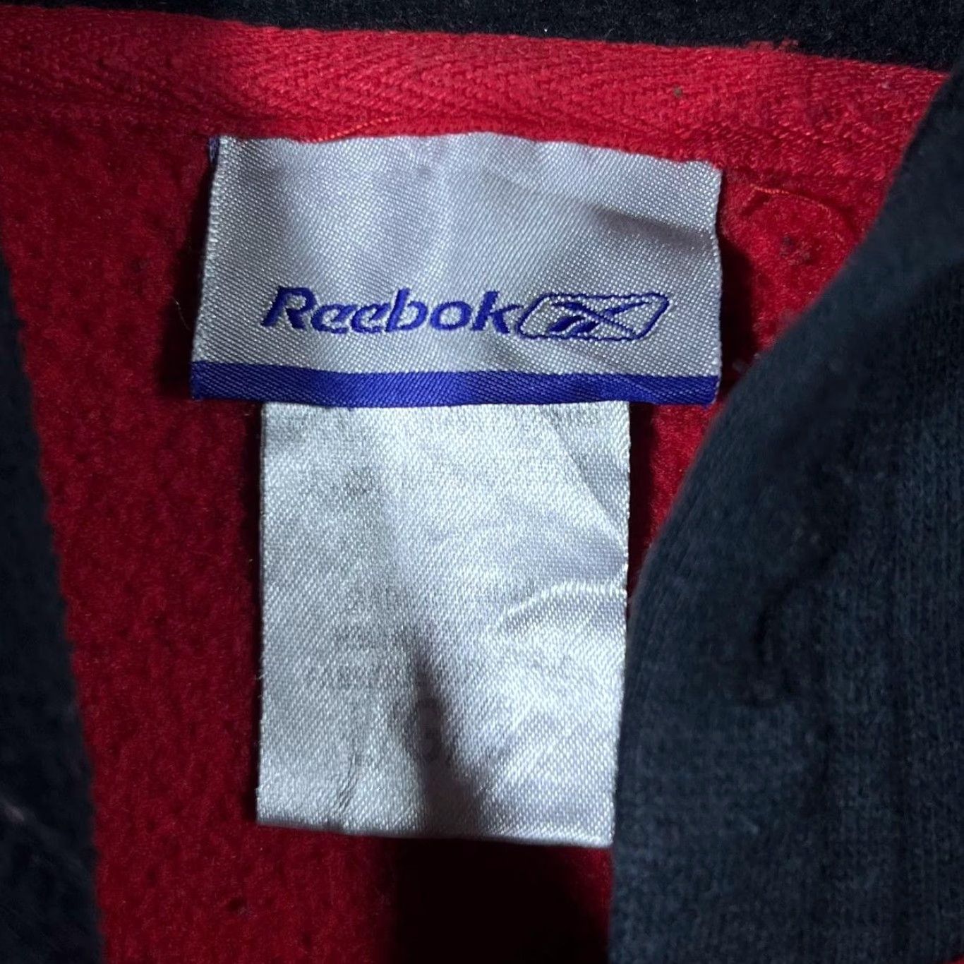 Reebok Reebok NBA Philadelphia 76ers Basketball Embroidered Black Red Hoodie Large Mens L Pullover Size US L / EU 52-54 / 3 - 4 Thumbnail