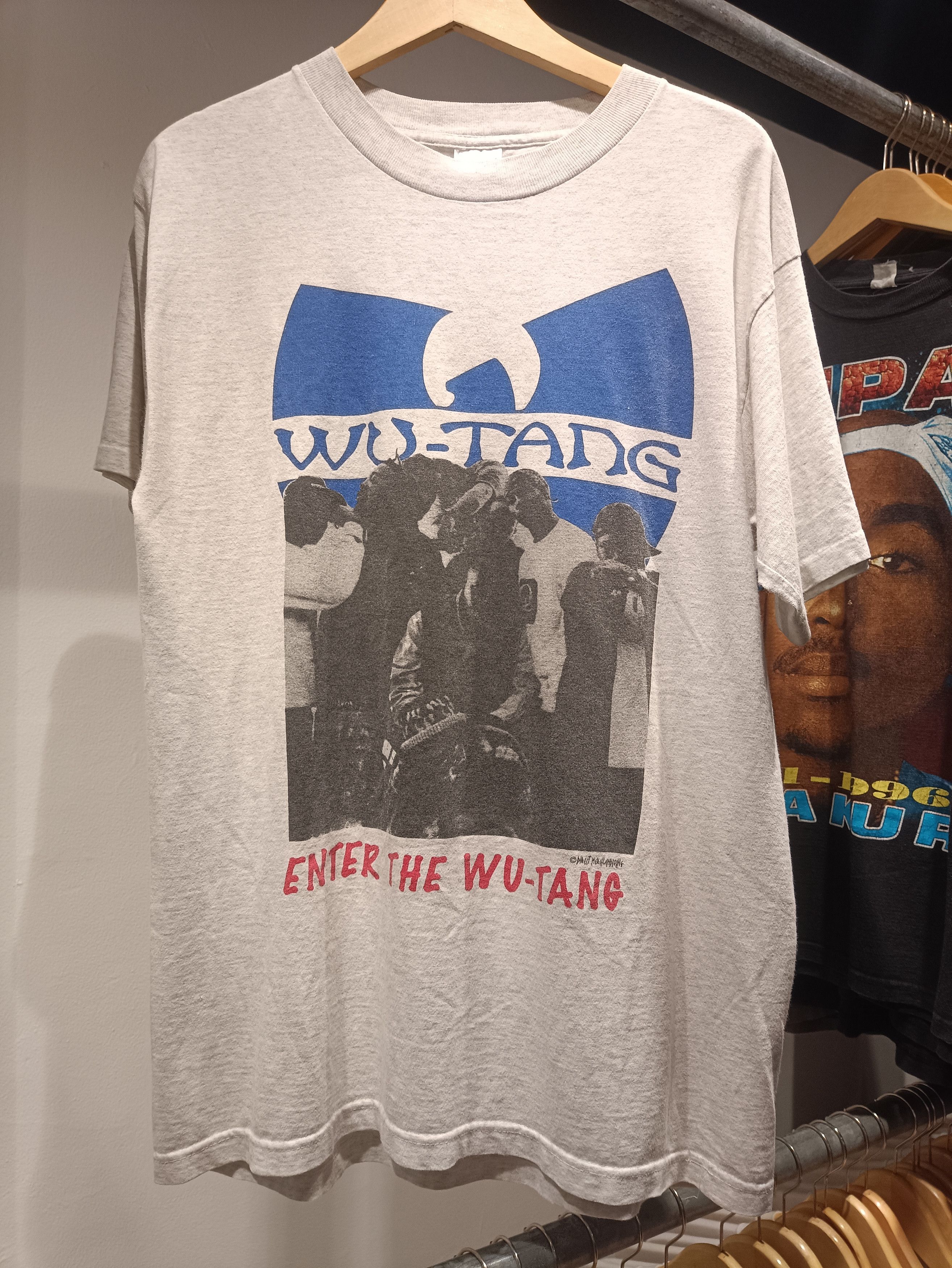 Rap Tees × Vintage × Wu-Tang Clan 90s wubtang clan enter the wu tang Size US L / EU 52-54 / 3 - 1 Thumbnail