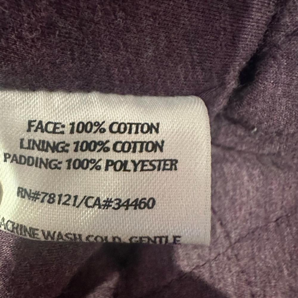 Eileen Fisher Eileen Fisher Quilted Vest Heathered Purple Full Zip Small Size S / US 4 / IT 40 - 7 Thumbnail