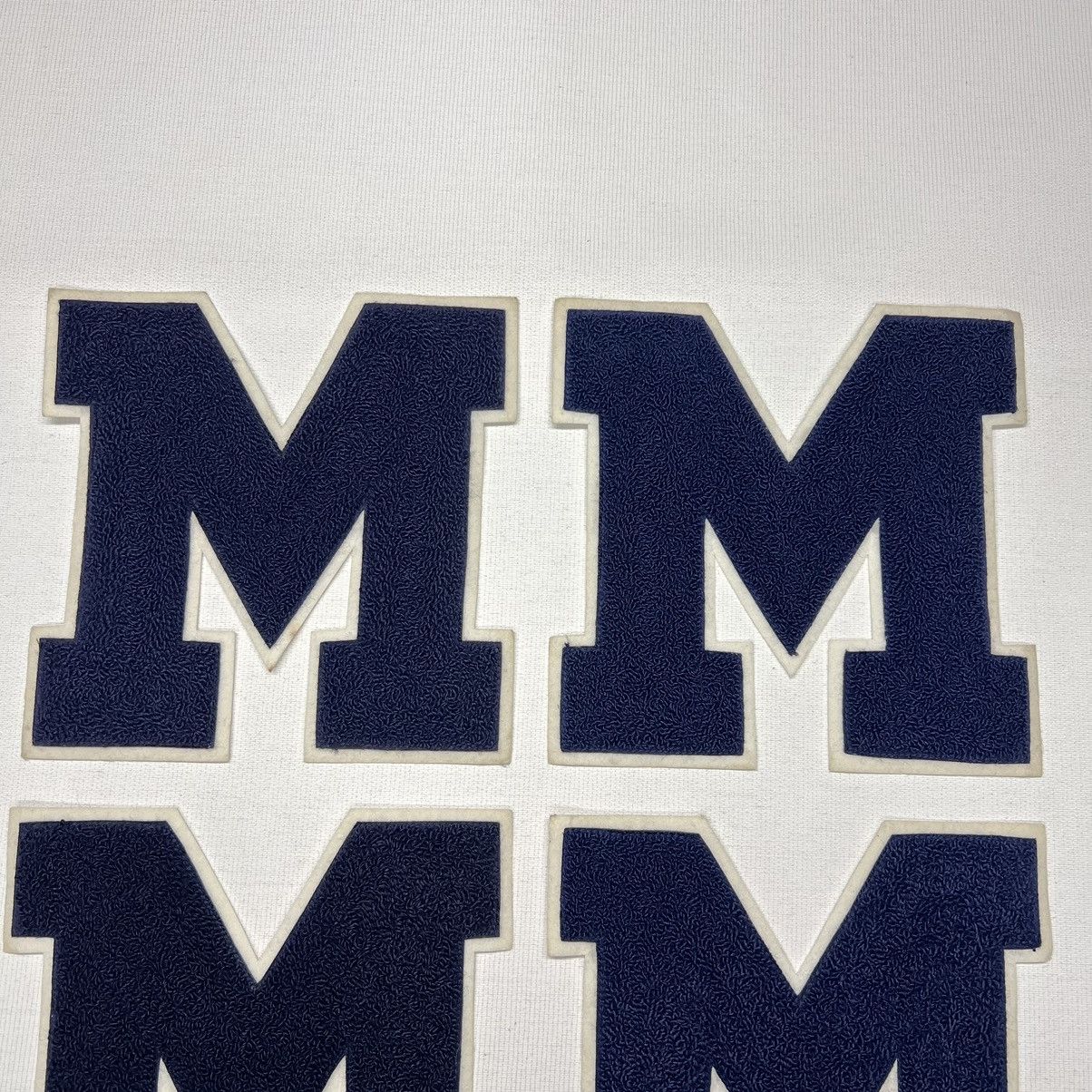 Vintage Letterman Varsity Patch Letter M Blue Chenille Felt Sports Size ONE SIZE - 2 Thumbnail