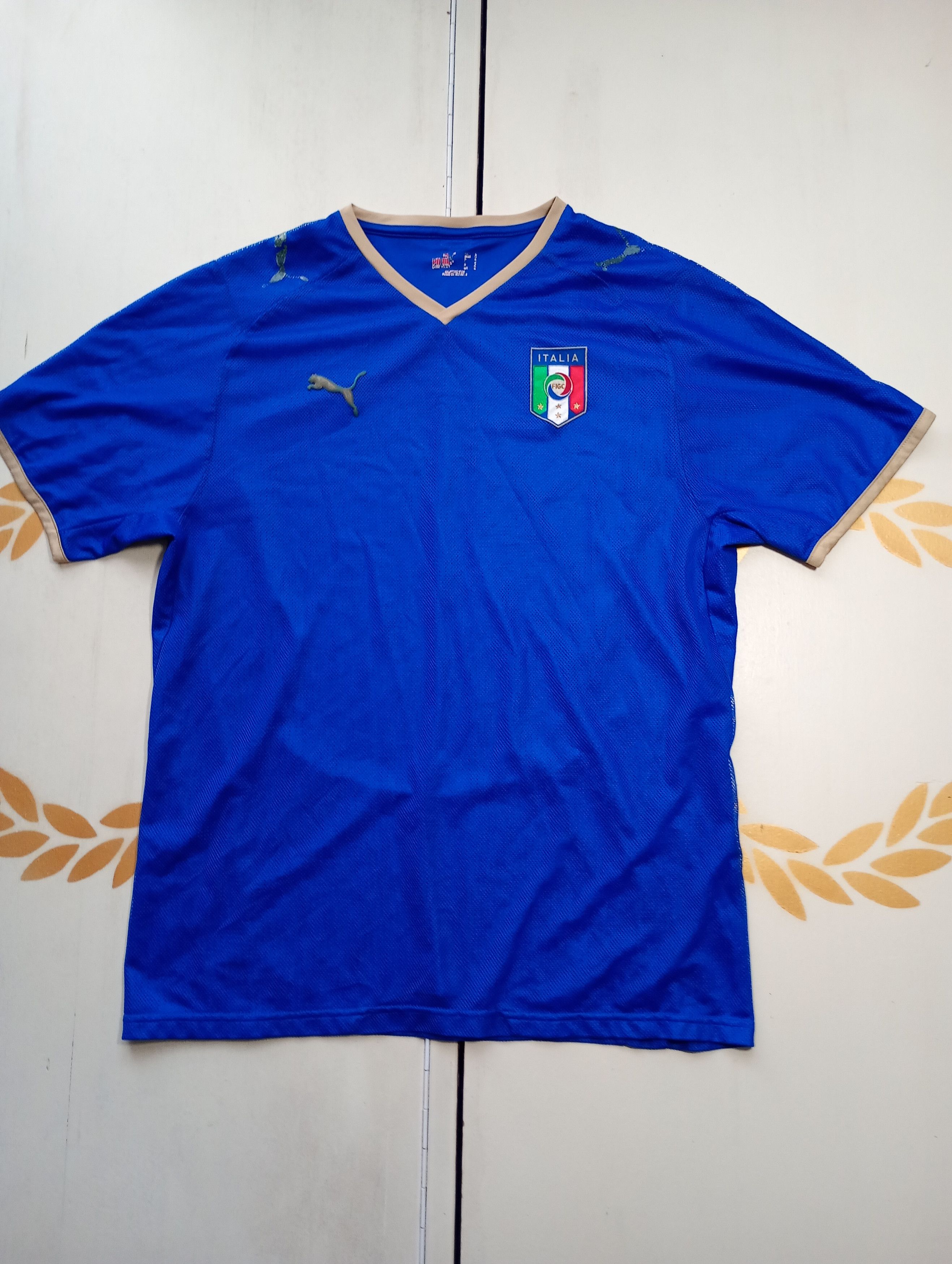 Puma Puma Italy Home Jersey 2007-2009 Size US L / EU 52-54 / 3 - 1 Thumbnail