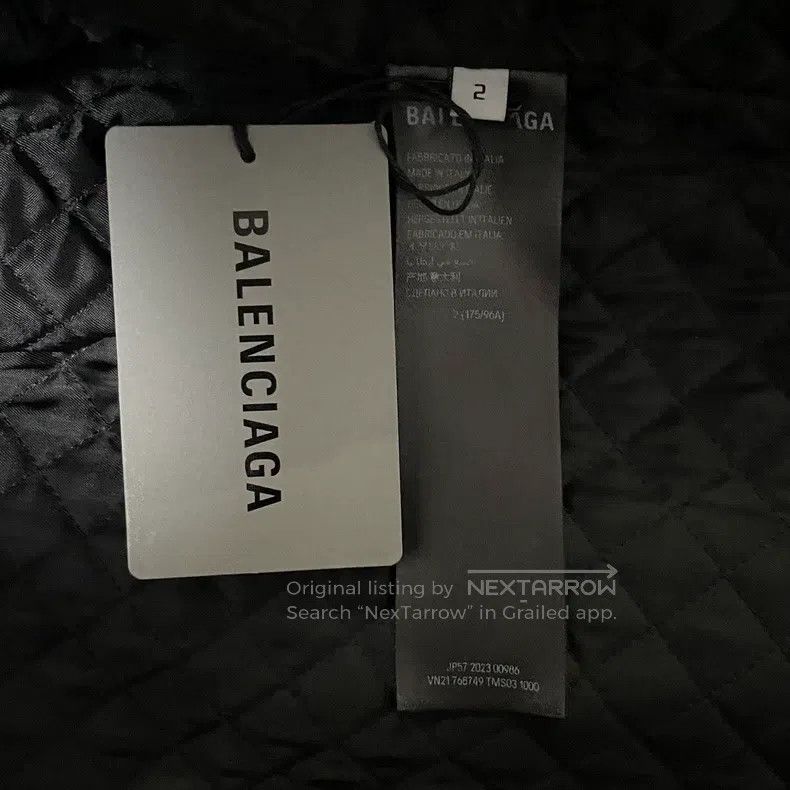 Balenciaga Balenciaga Inverted biker leather jacket Size US M / EU 48-50 / 2 - 4 Thumbnail