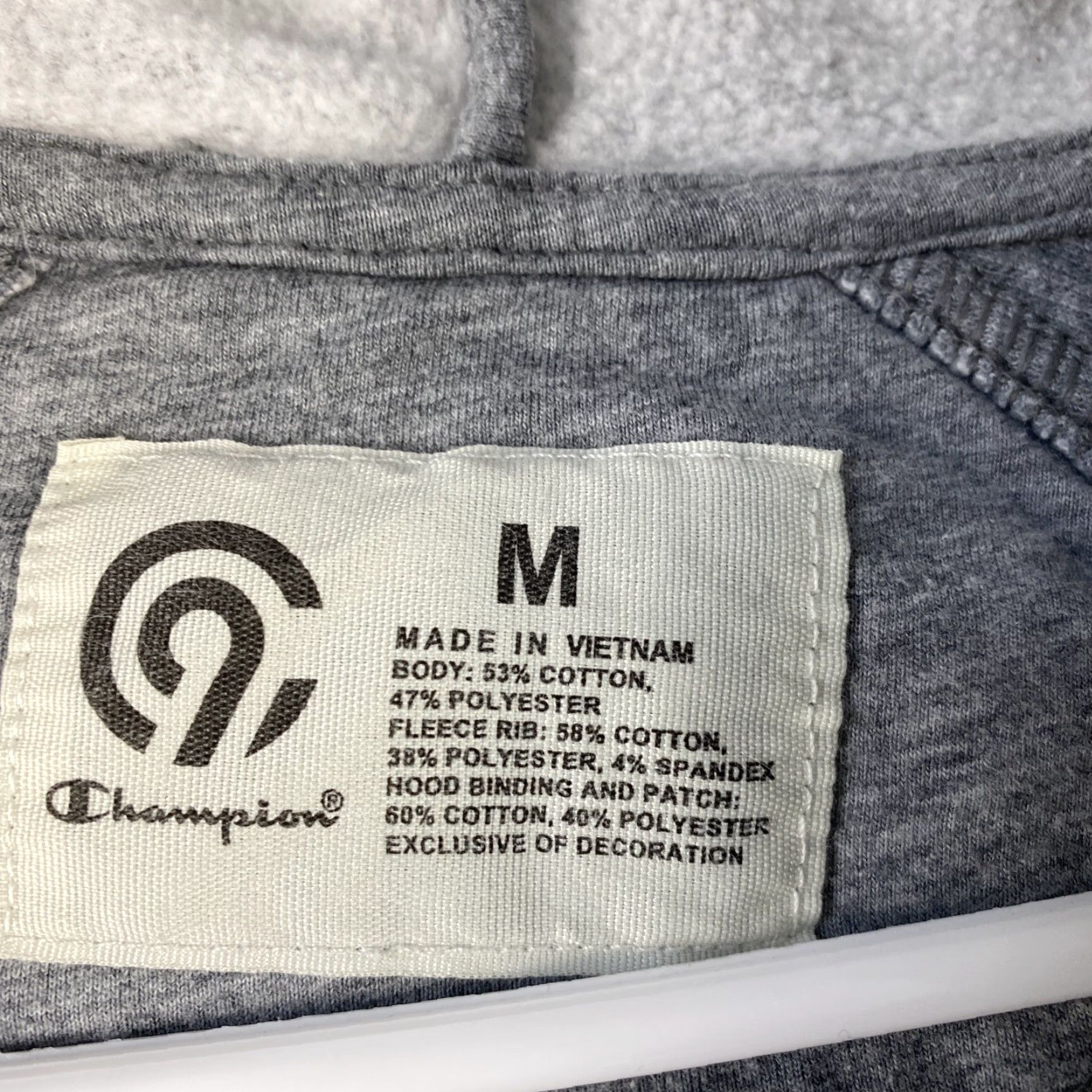 Champion Champion Women's Sweatshirt Hoodie Gray M 47-42 Size M / US 6-8 / IT 42-44 - 5 Thumbnail
