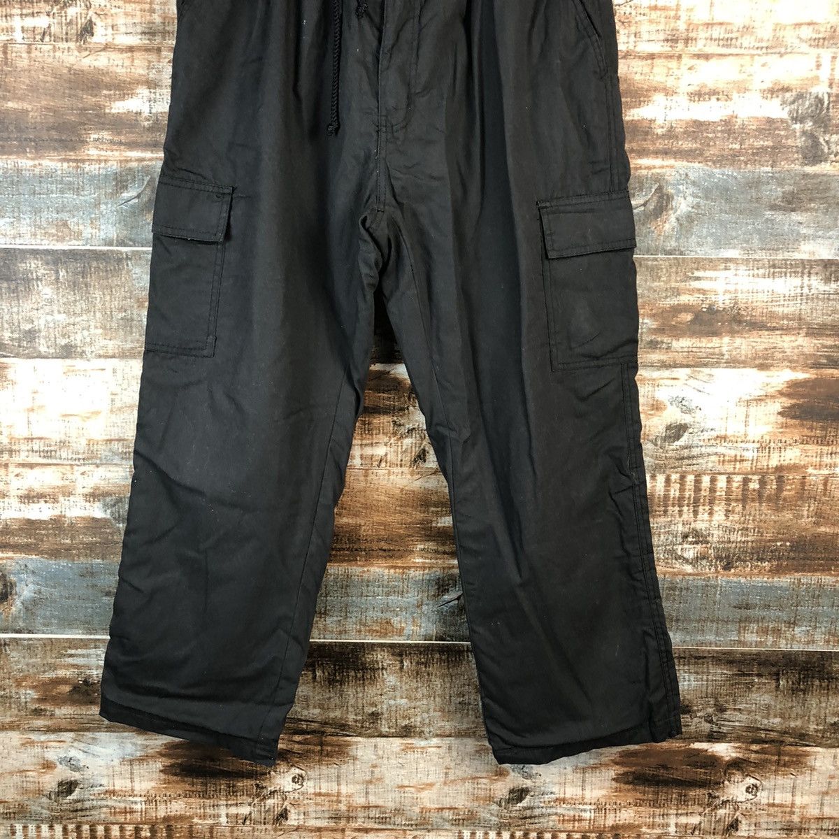 Japanese Brand Japanese Brand Black Cargo Multipocket Pants #A2529 Size US 31 - 3 Thumbnail