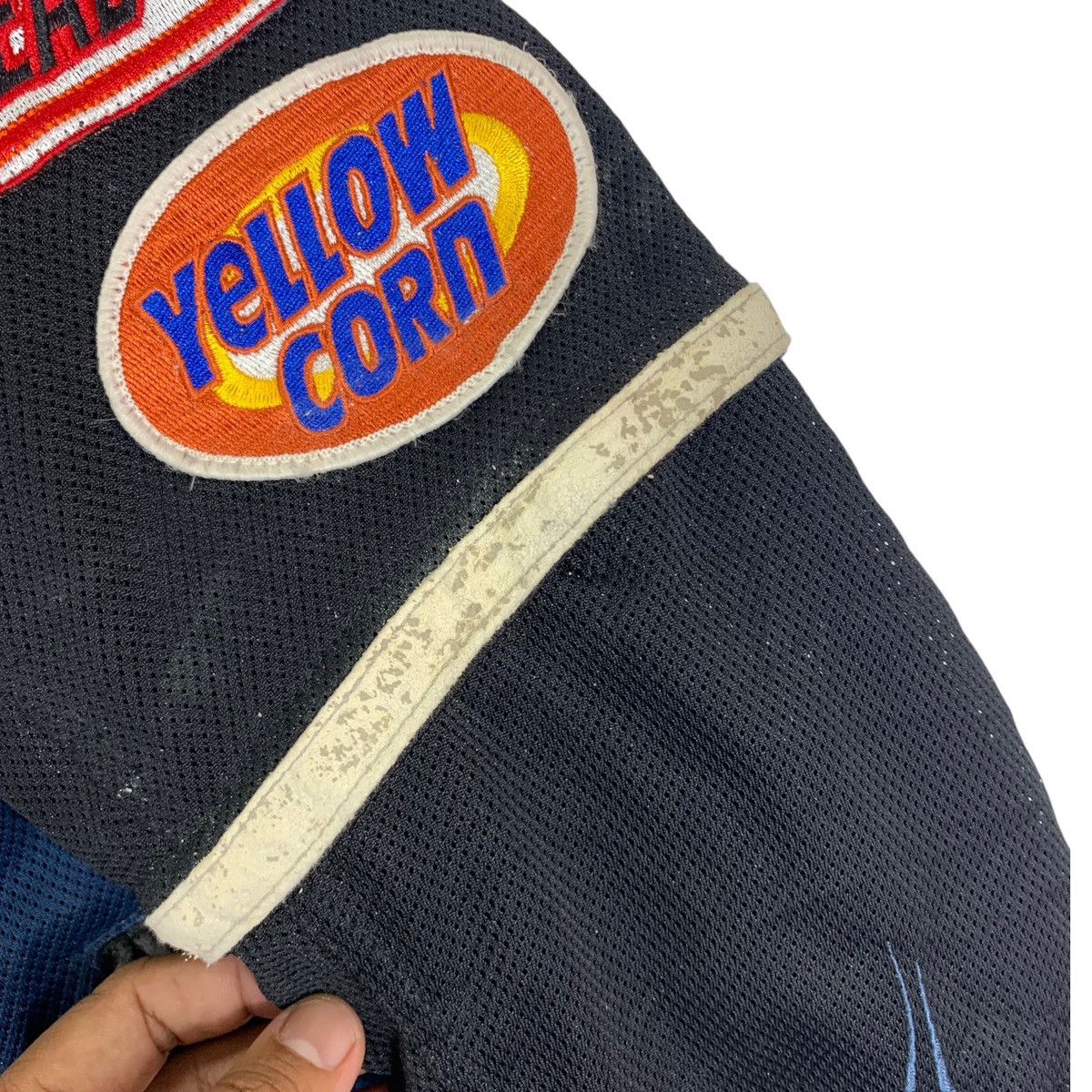 YELLOW CORN ⚡️⚡️VINTAGE YELLOW CORN BIKER BOMBER JACKET Size US L / EU 52-54 / 3 - 9 Thumbnail