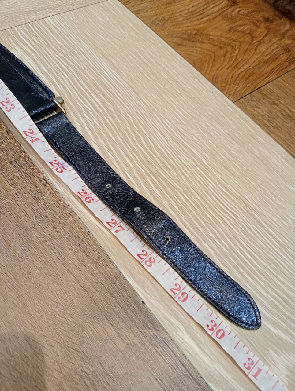 Gucci VINTAGE GUCCI LEATHER BELT WITH GOLD-TONE BUCKLE SIZE 70 Size ONE SIZE - 14 Thumbnail