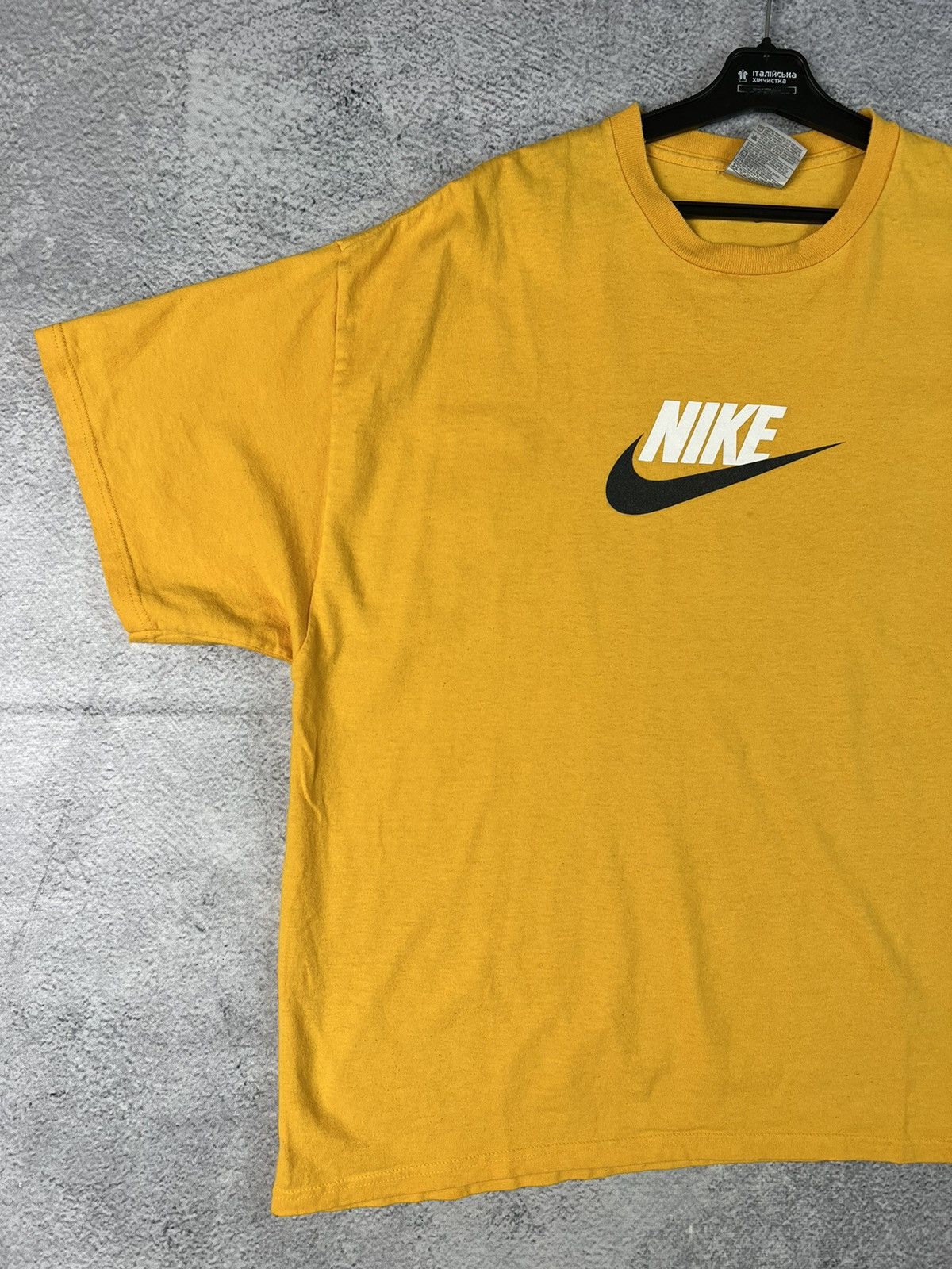 Nike × Vintage Vintage Nike big swoosh logo Y2K hype T-shirt Size US XXL / EU 58 / 5 - 4 Thumbnail
