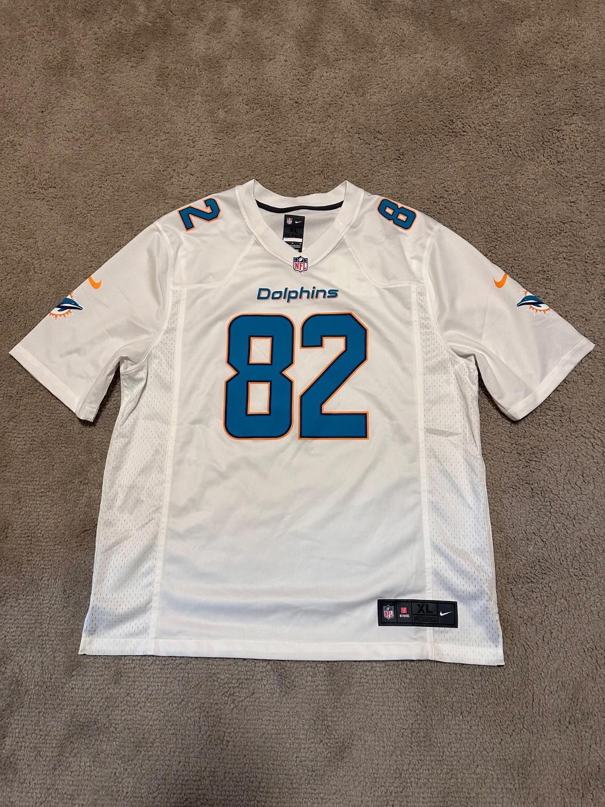 Nike Miami Dolphins NFL Football Mens Nike Jersey #82 Hartline XL Size US XL / EU 56 / 4 - 1 Thumbnail
