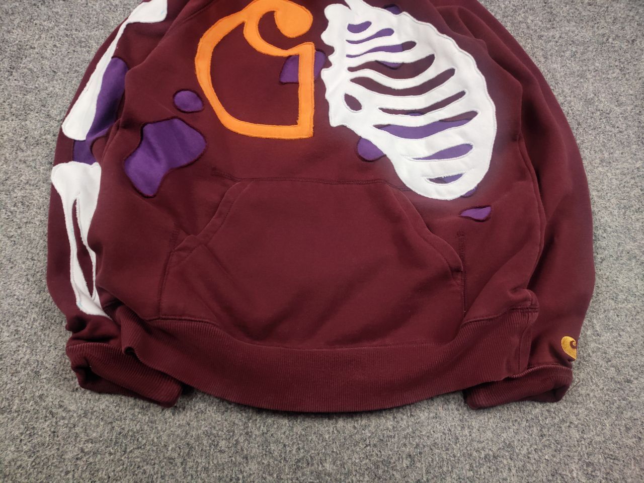 Carhartt Rare Carhartt Skeleton Logo vintage Hoodie Y2K Style Size US S / EU 44-46 / 1 - 6 Thumbnail