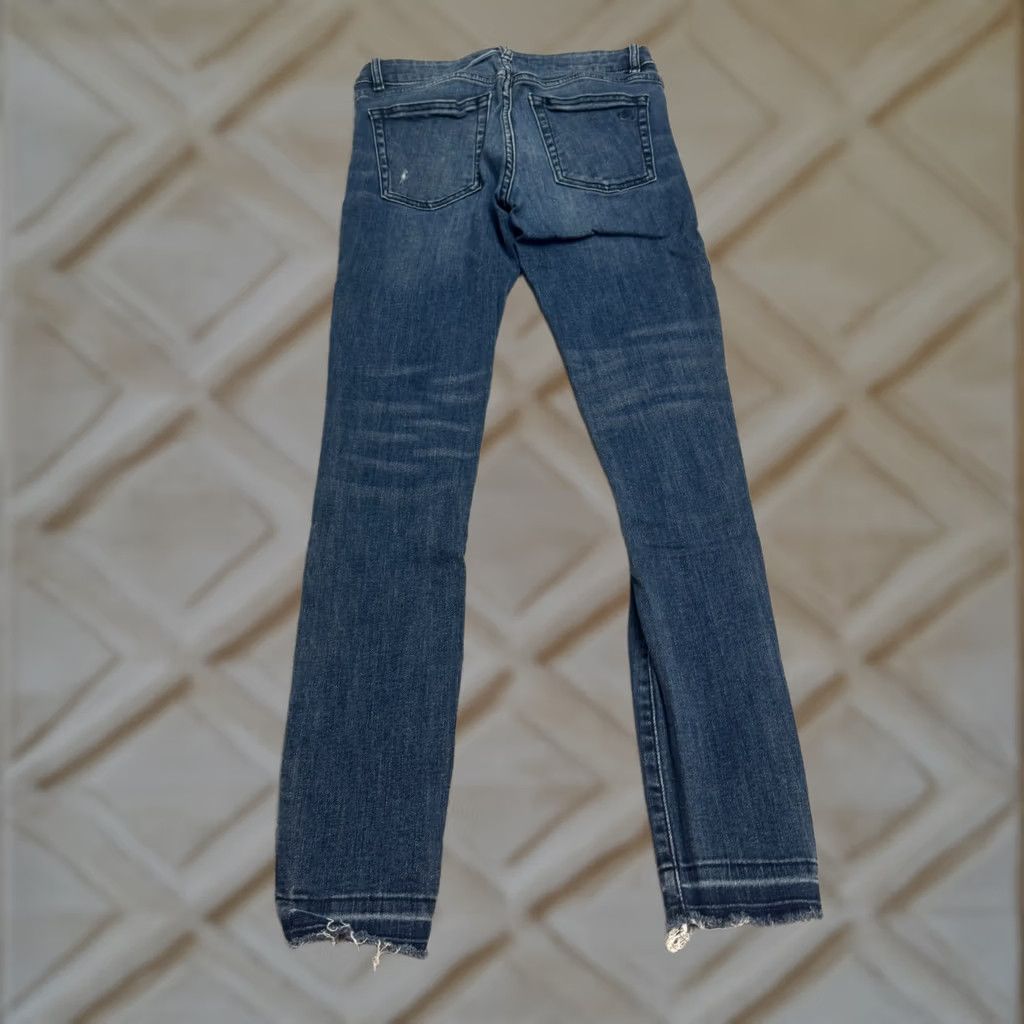 DL1961 DL1961 Margaux Instasculpt Ankle Skinny River Denim Jeans Women 24 Distressed Size 42" / US 20 - 1 Thumbnail
