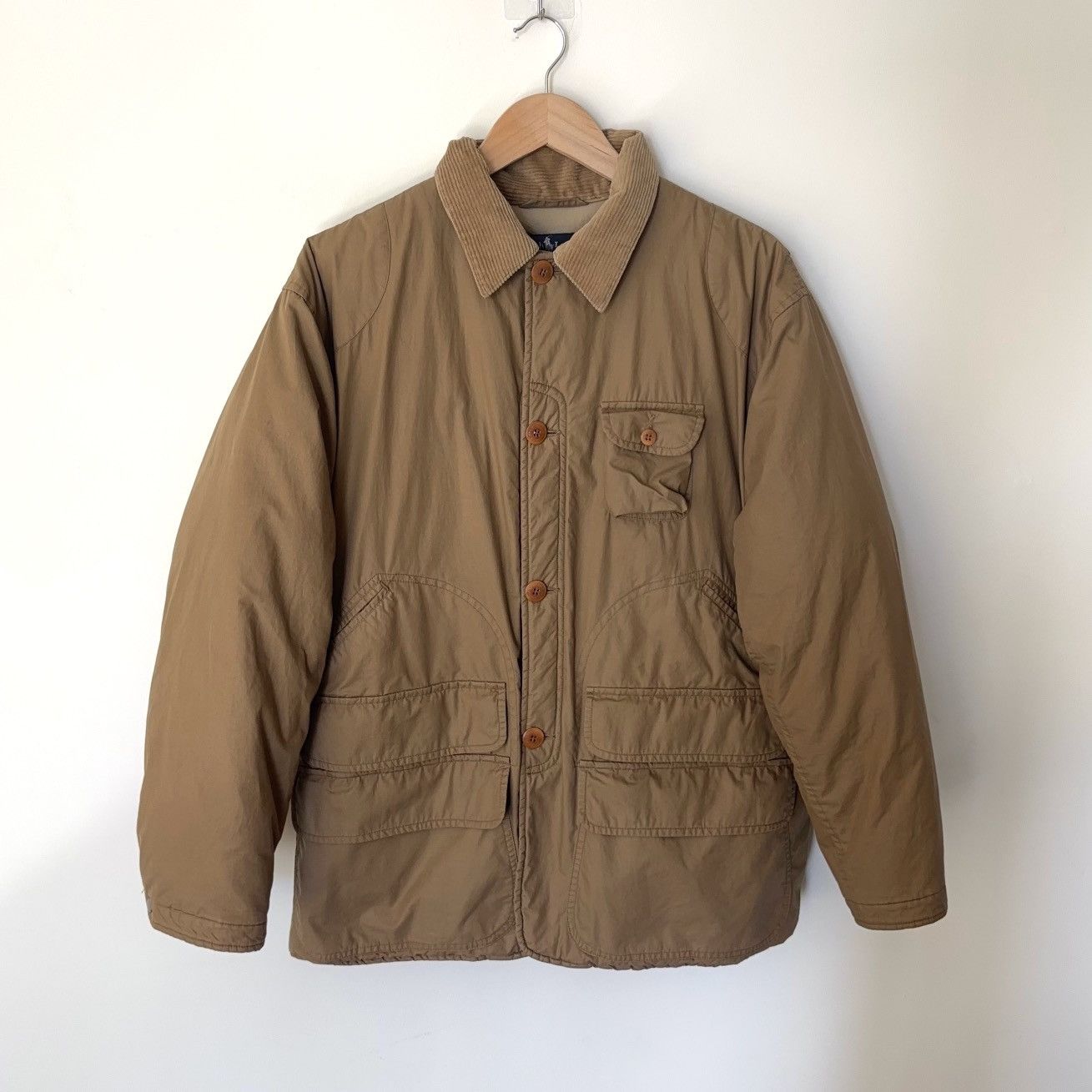 Ralph Lauren Vintage 80s Down Hunting Jacket Insulated Puffer Corduroy Size US M / EU 48-50 / 2 - 1 Thumbnail