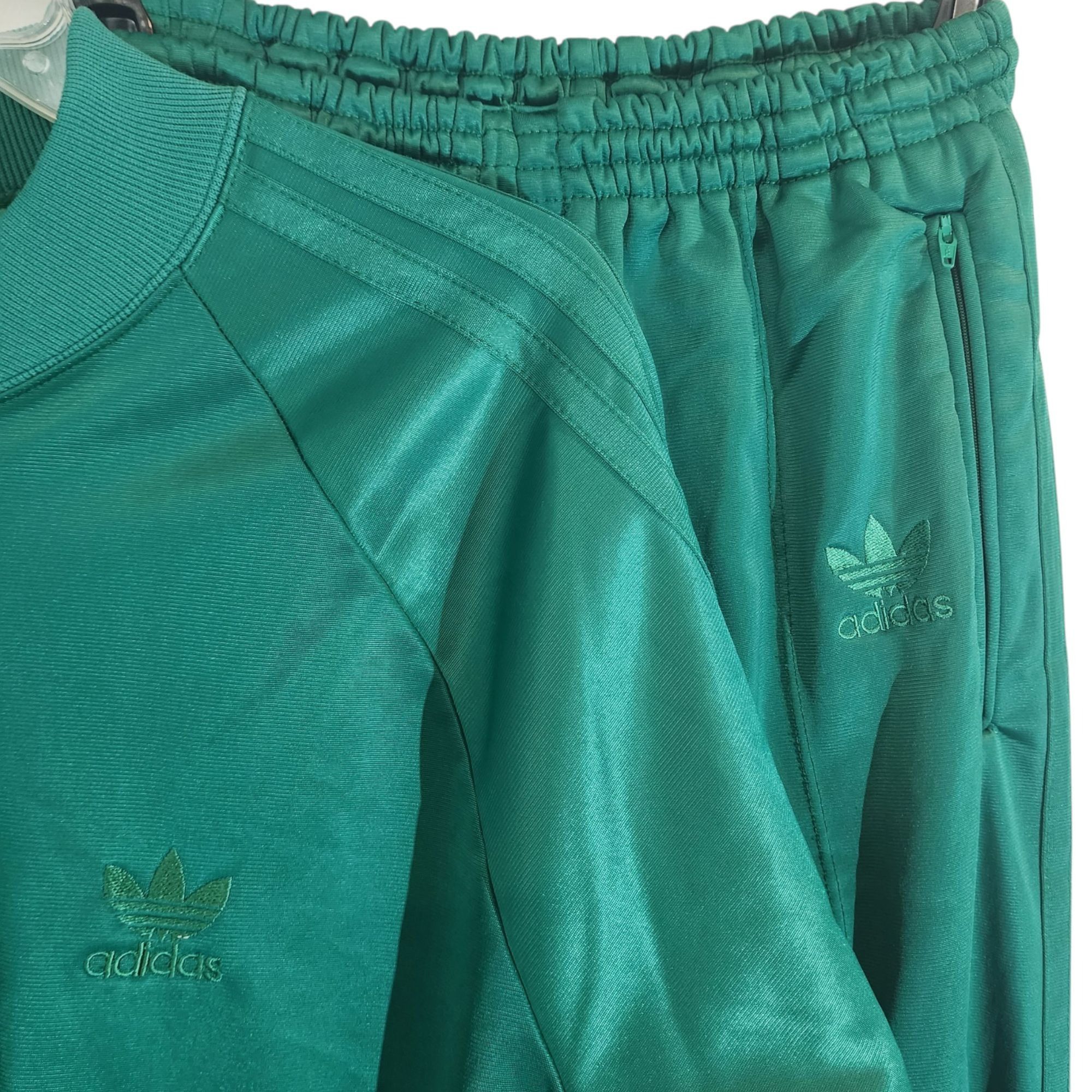 Adidas Vintage Adidas Trefoil Tracksuit 70s 80s Green Made in USA I Size US M / EU 48-50 / 2 - 3 Thumbnail
