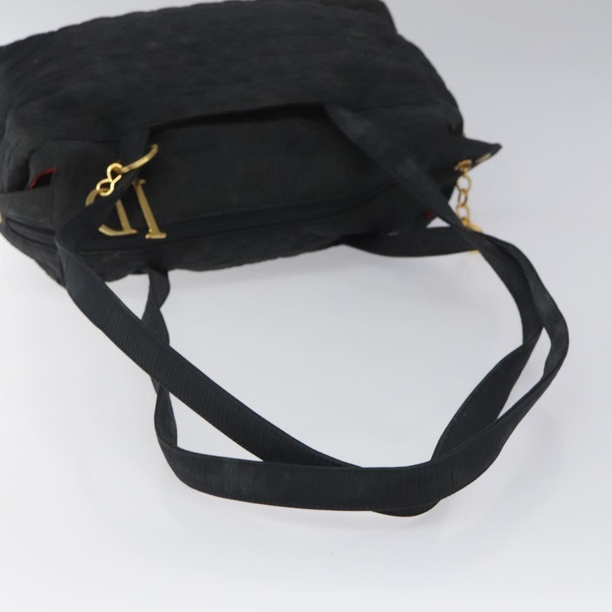 Dior DIOR Canage Shoulder Bag Nylon Black Gold Size ONE SIZE - 8 Thumbnail