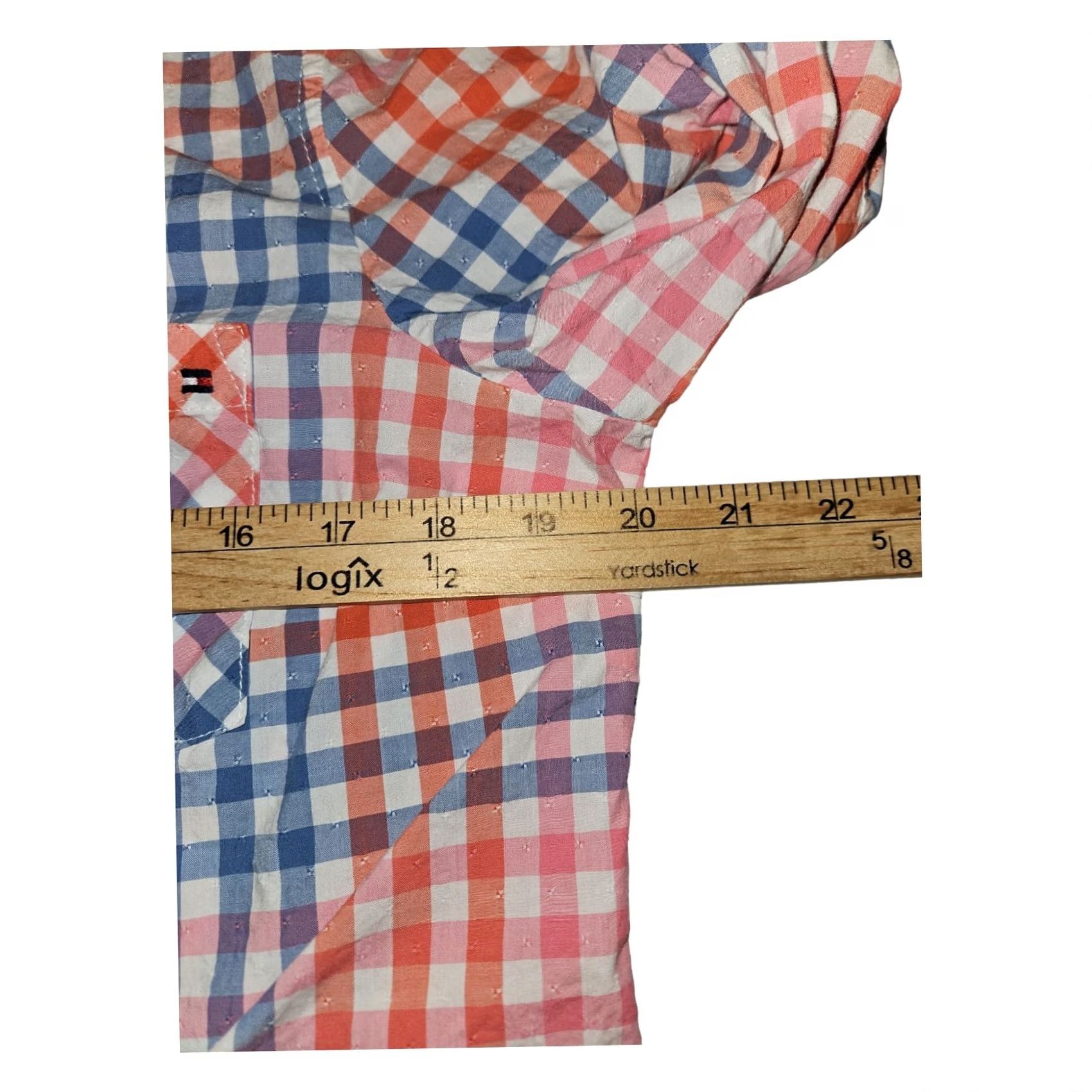 Tommy Hilfiger VINTAGE Tommy Hilfiger Button-Up Sleeve Women's M Long Sleeve Roll Tab Spring Size M / US 6-8 / IT 42-44 - 3 Thumbnail