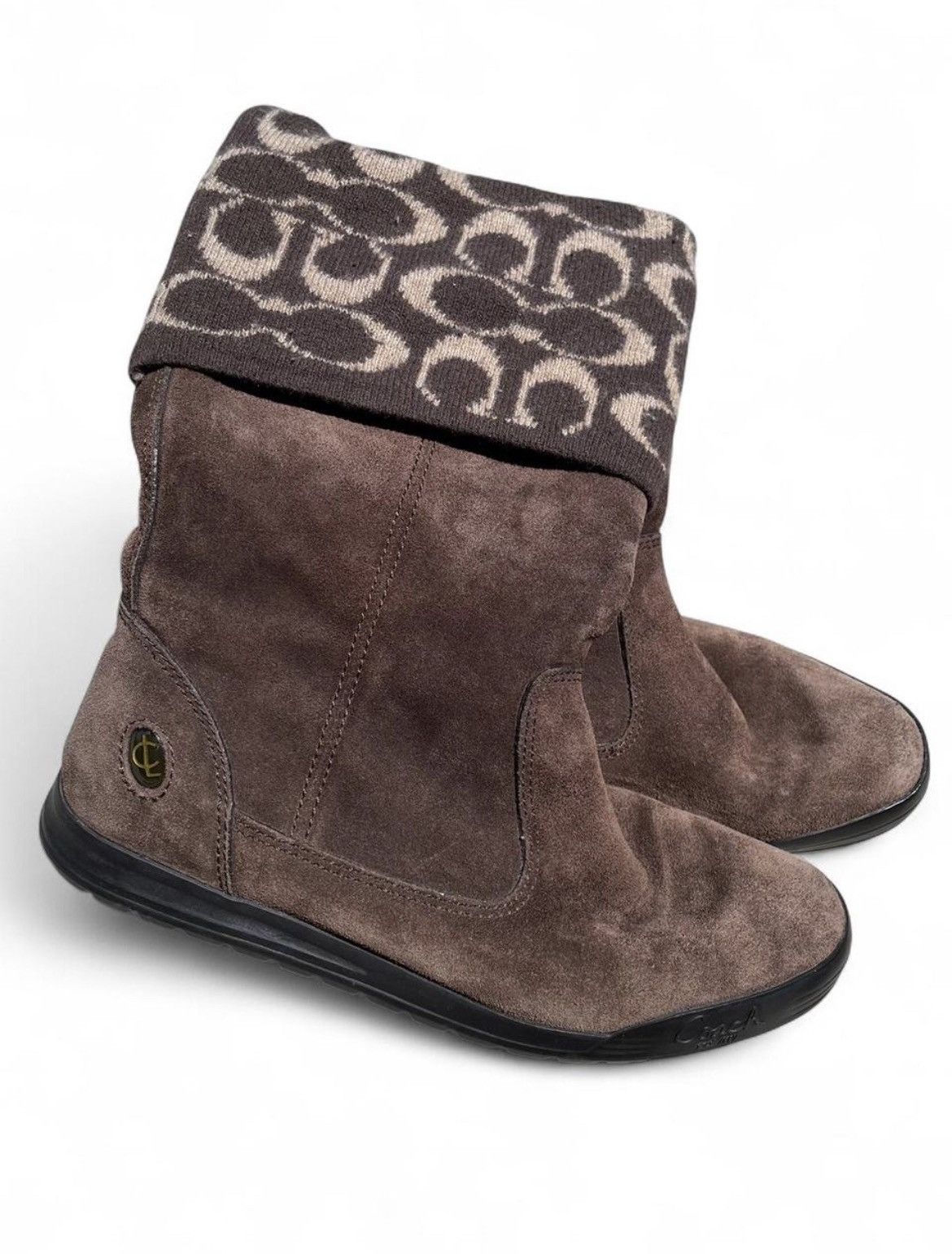 Coach Vintage Women’s Coach SnowBoots/Boots Mid Half Calf Brown Size US 6.5 / IT 36.5 - 1 Thumbnail