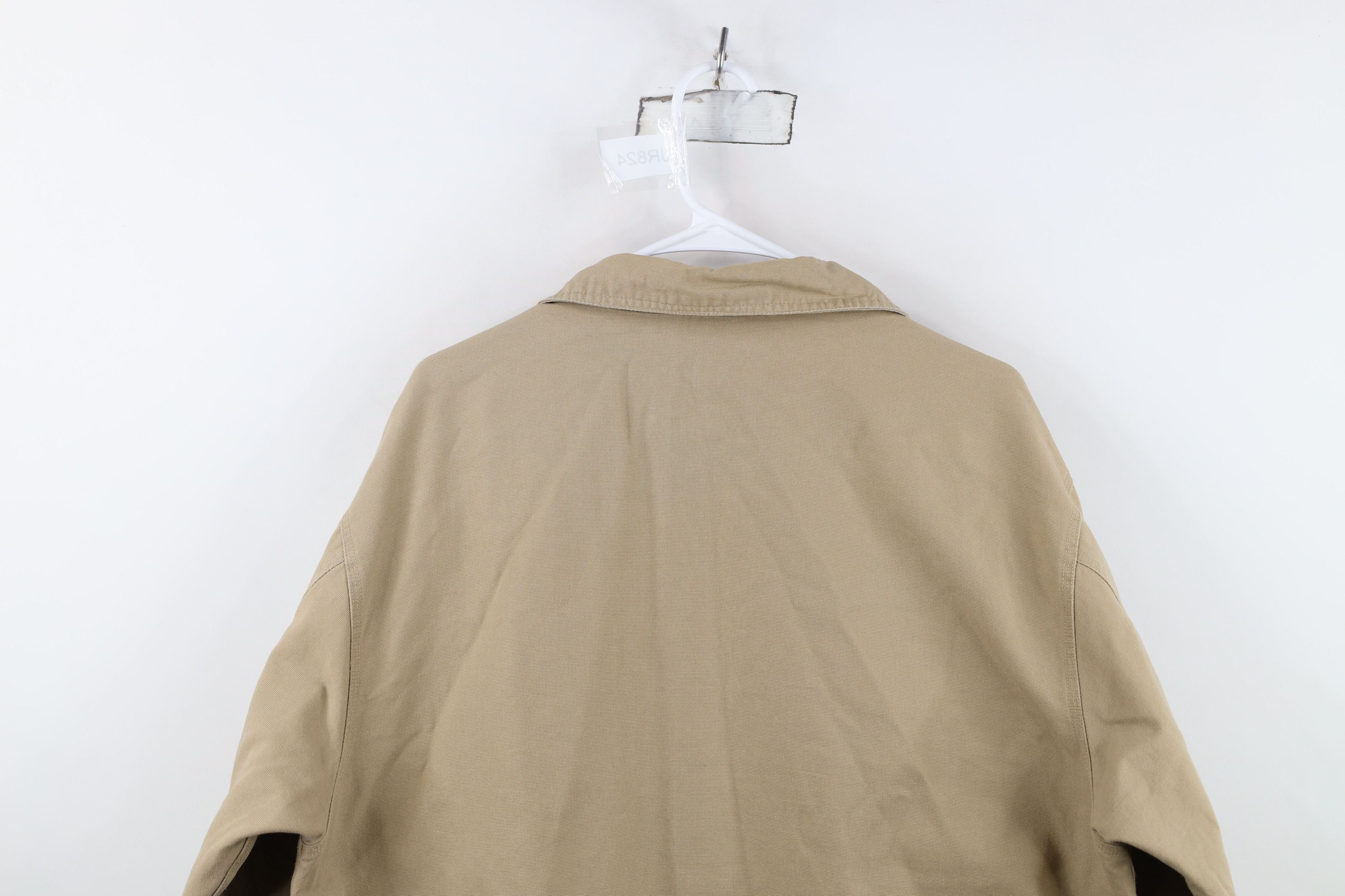 Vintage Vintage 90s Y2K Streetwear Full Zip Bomber Jacket Beige Size US M / EU 48-50 / 2 - 12 Thumbnail