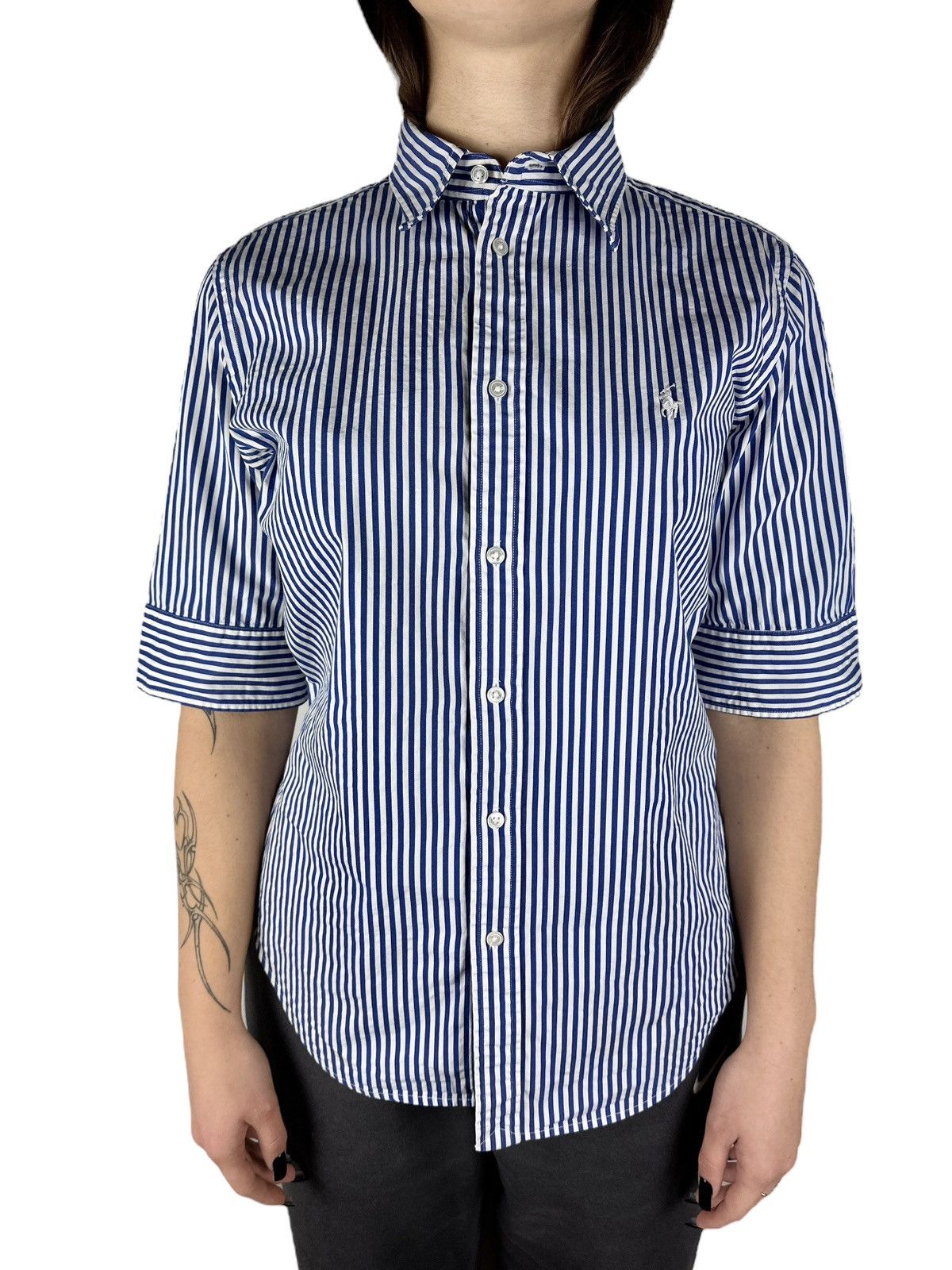 Ralph Lauren Ralph Lauren Golf Striped Shirt Short Sleeve Button Up Size L / US 10 / IT 46 - 15 Thumbnail