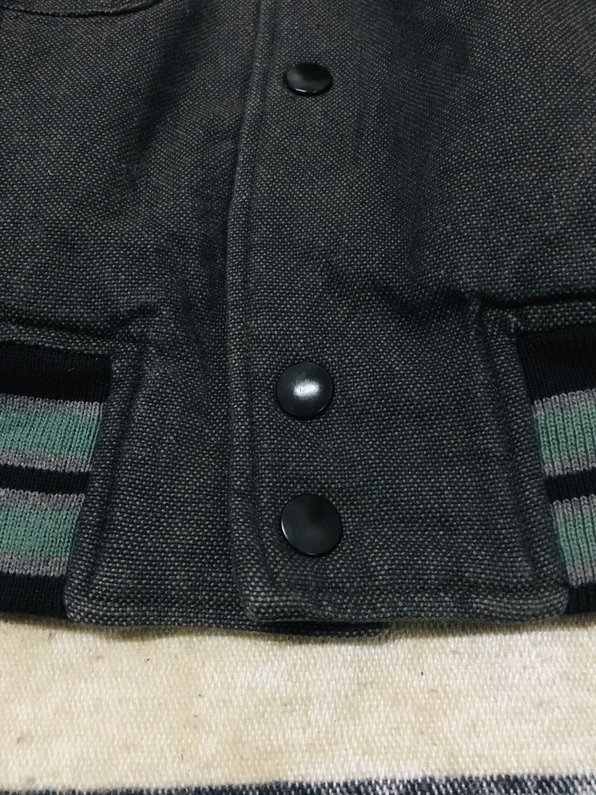 Japanese Brand A07 La Cible for Men - Staff Only Varsity Jacket Size US M / EU 48-50 / 2 - 10 Thumbnail
