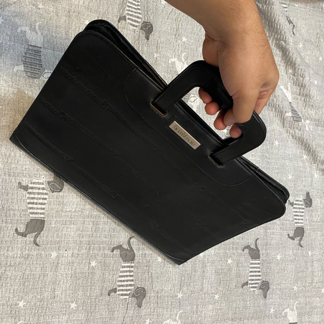 Versace Leather Briefcase Hand Bag Size ONE SIZE - 8 Thumbnail