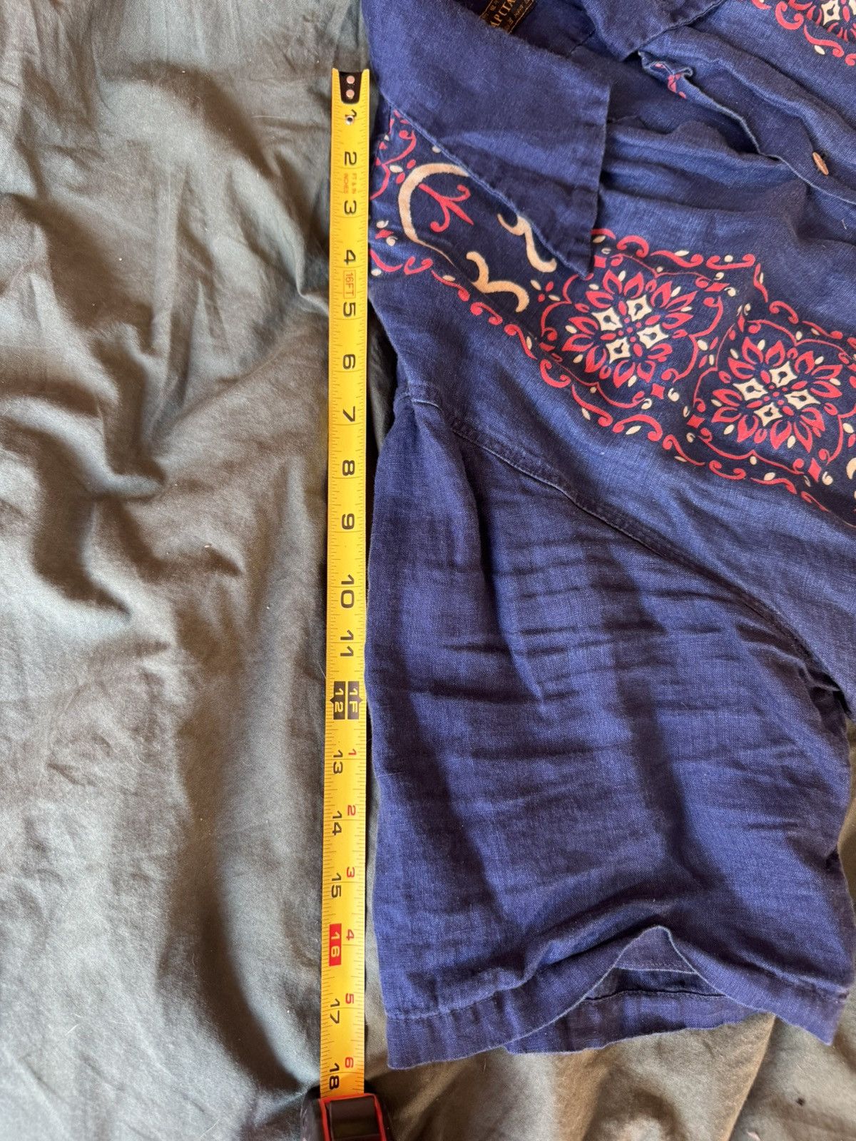 Kapital French Cross Linen Button-Down Size US XL / EU 56 / 4 - 5 Thumbnail