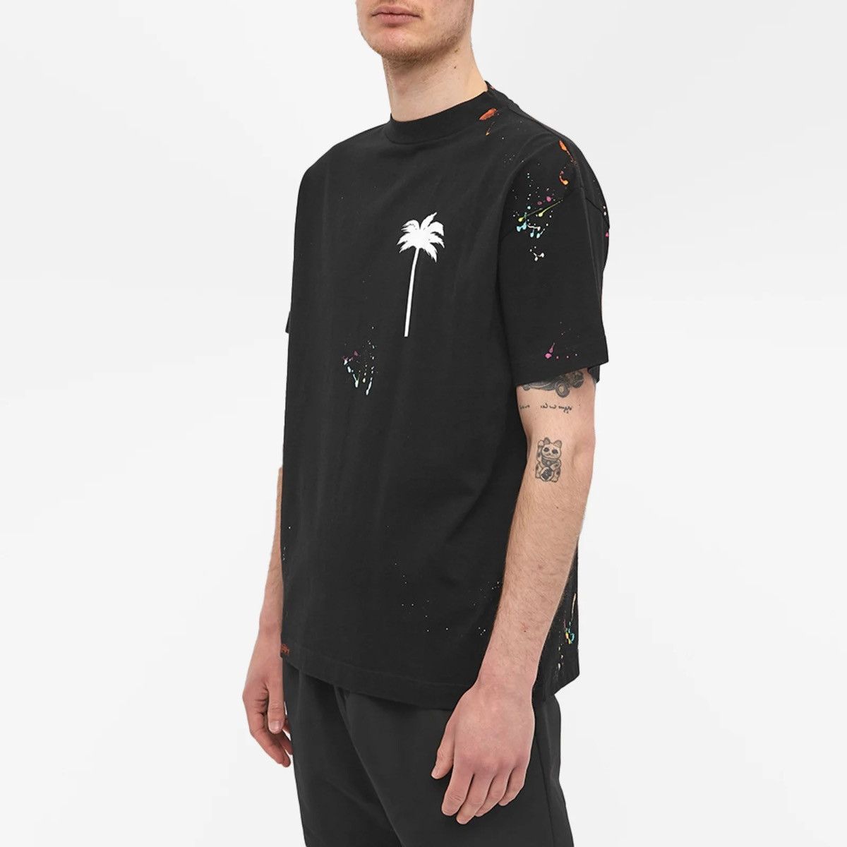 Palm Angels PALM ANGELS PAINTED PALM T-SHIRT size M Size US M / EU 48-50 / 2 - 8 Thumbnail