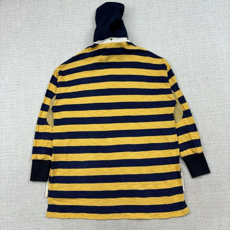 Loewe Loewe Long striped embroidered logo hooded sweater Size XS / US 0-2 / IT 36-38 - 3 Thumbnail