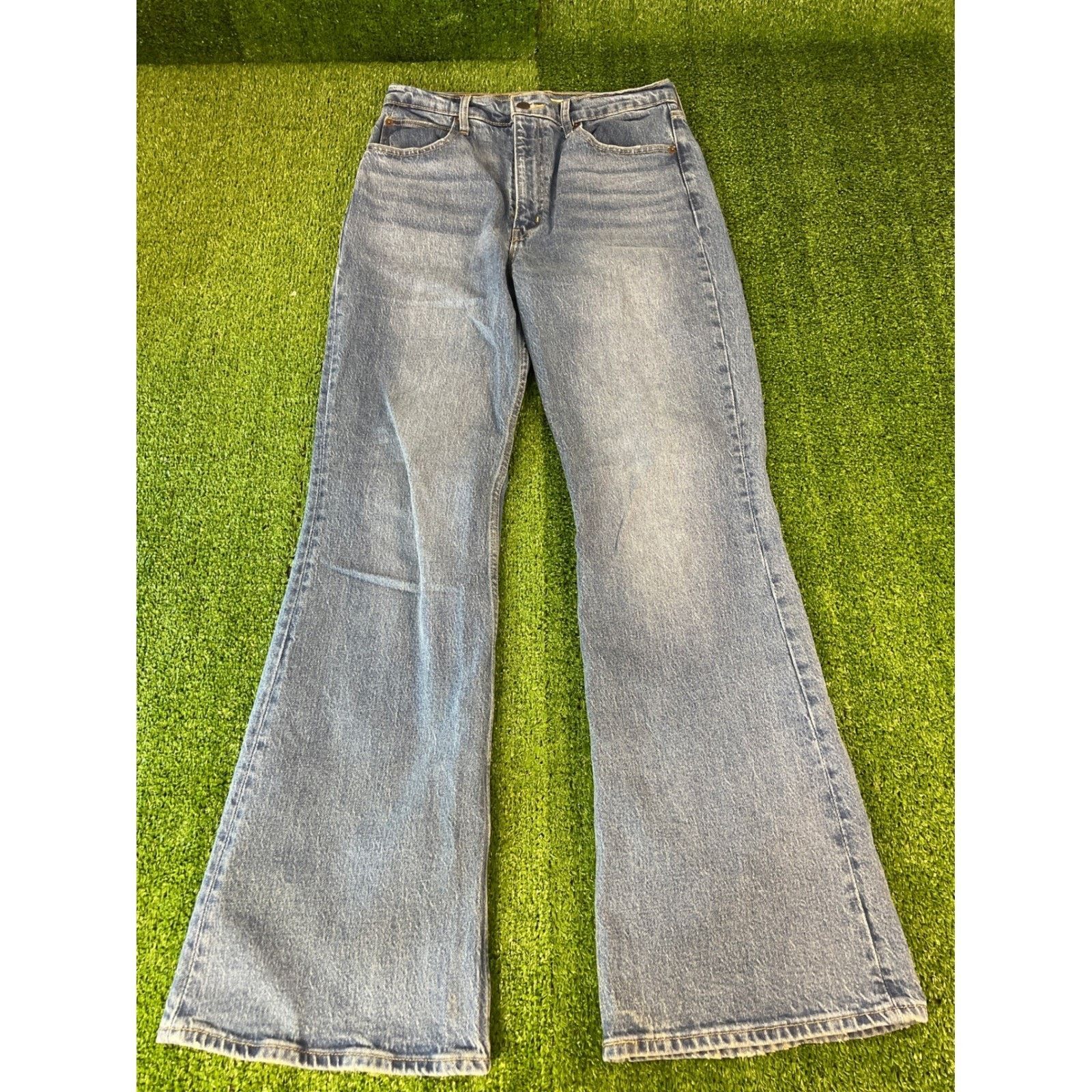 Levi's Levis Women 70s High Flare Jeans Wide Leg Denim Retro 29 Size 29" - 1 Thumbnail