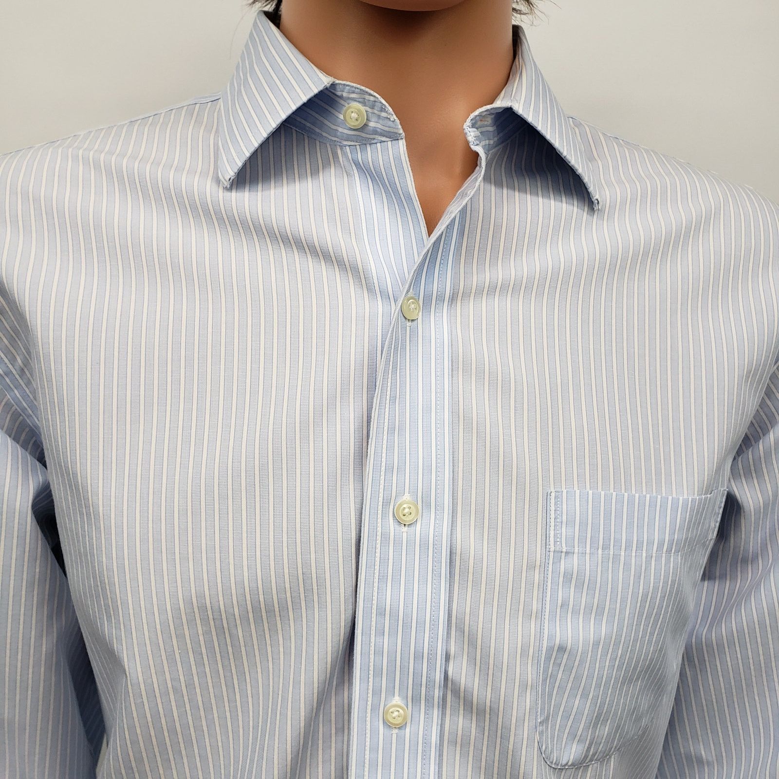 Brooks Brothers Brooks Brothers Non-Iron Supima Cotton Dress Shirt 16 36 Size US L / EU 52-54 / 3 - 3 Thumbnail